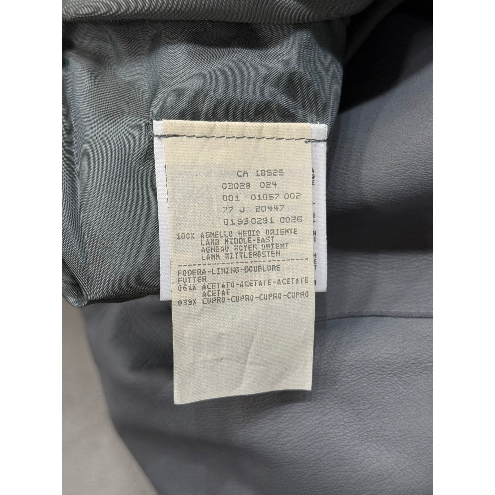 Giorgio Armani 1990s Emporio Armani thin technical leather jacket Size US M / EU 48-50 / 2 - 7 Thumbnail