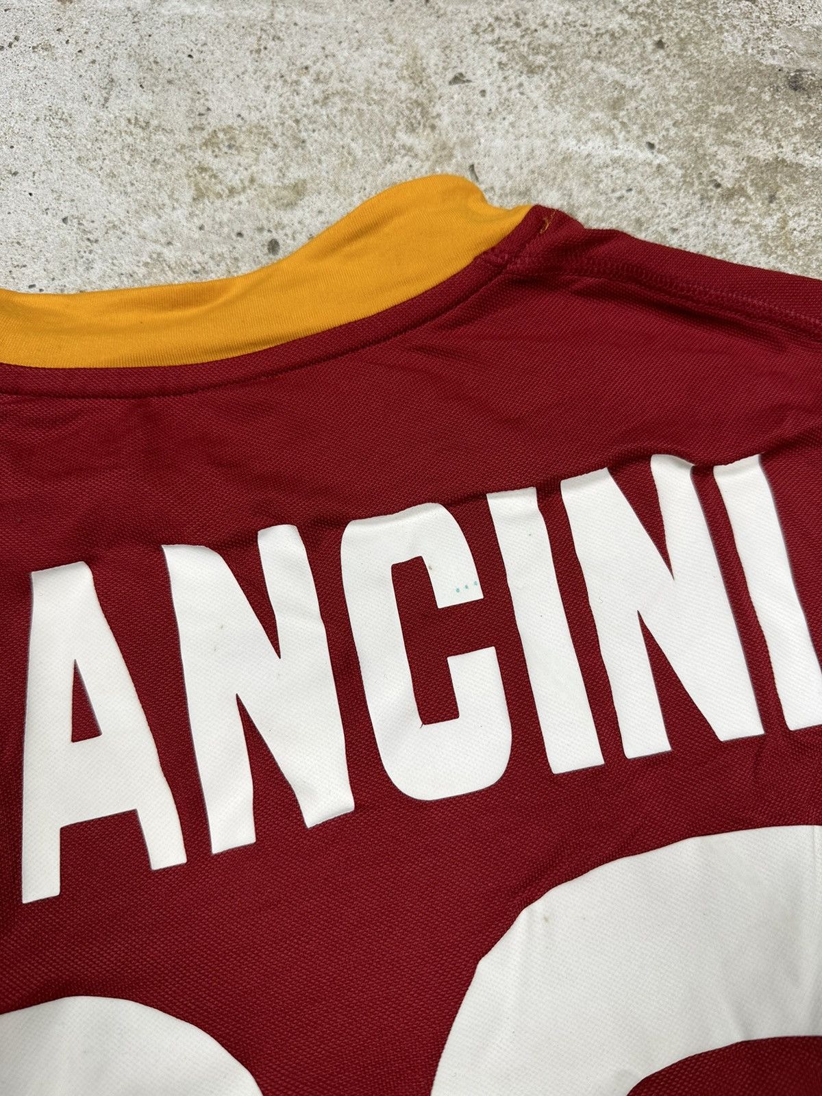 Kappa × Vintage ‼️ Kappa x AS Roma 2007/2008 Home Jersey Mancini #30 Size US M / EU 48-50 / 2 - 11 Thumbnail