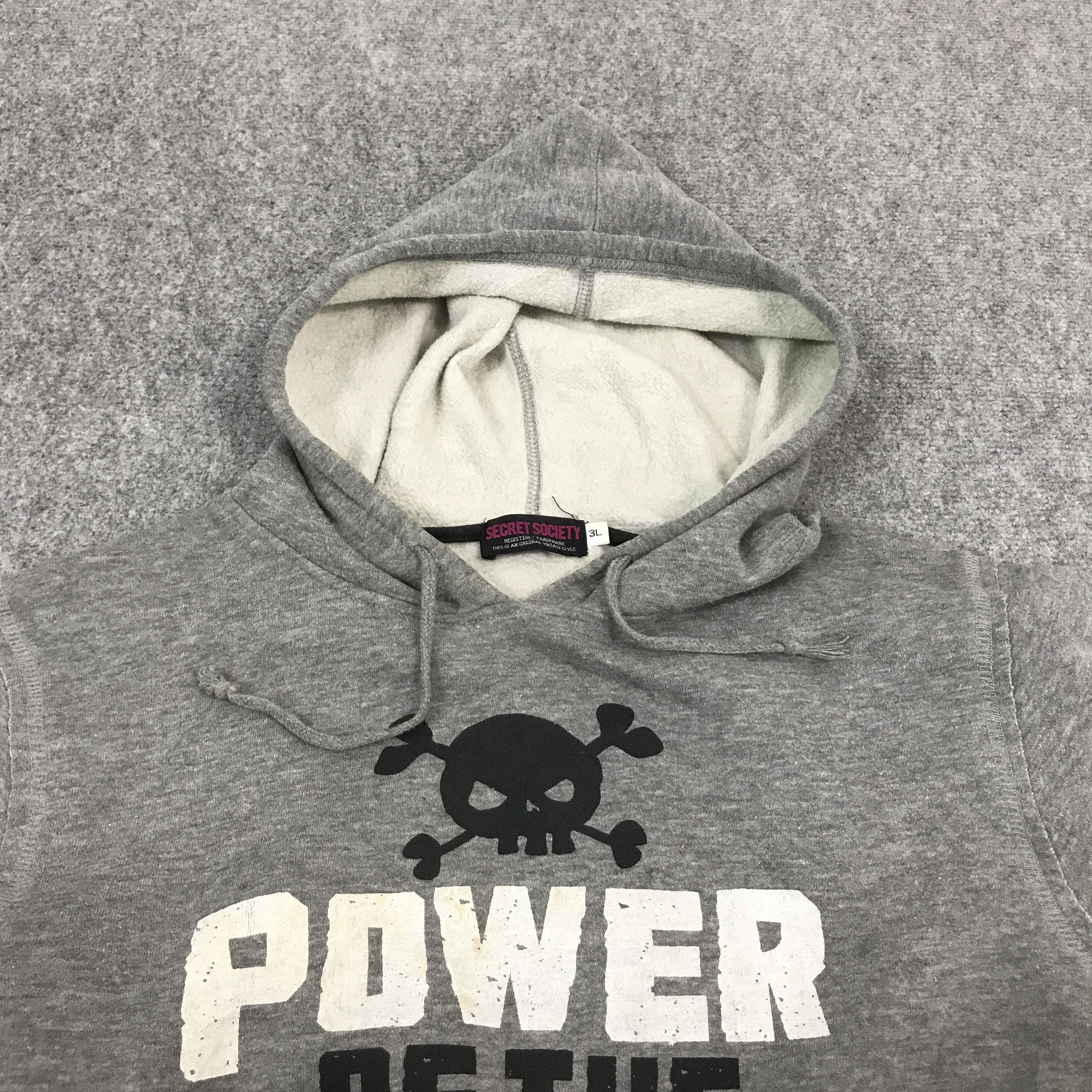 Japanese Brand punk hoodie power of the living sweatshirts Size US M / EU 48-50 / 2 - 5 Thumbnail