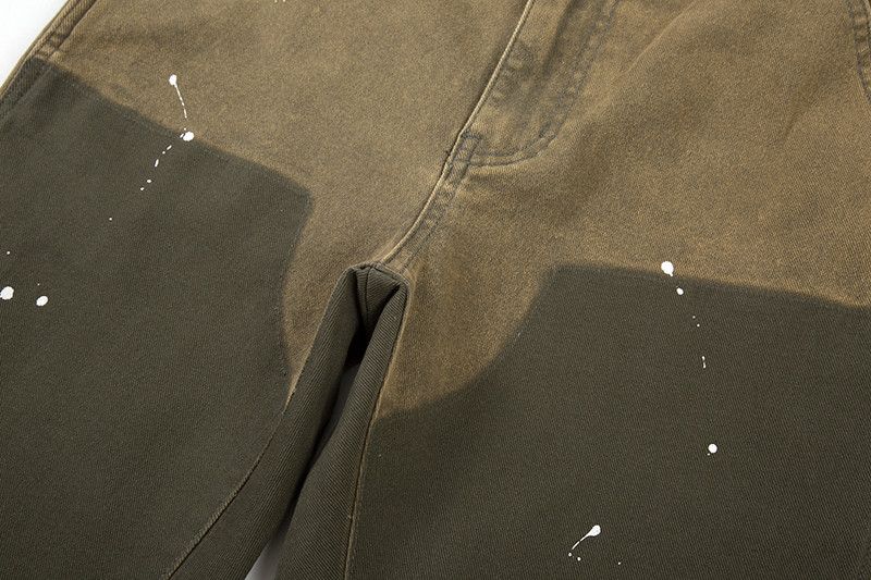 Jean × Vintage Y2K Painted Splash Ink Grunge Cargo Jeans Size US 36 / EU 52 - 7 Thumbnail