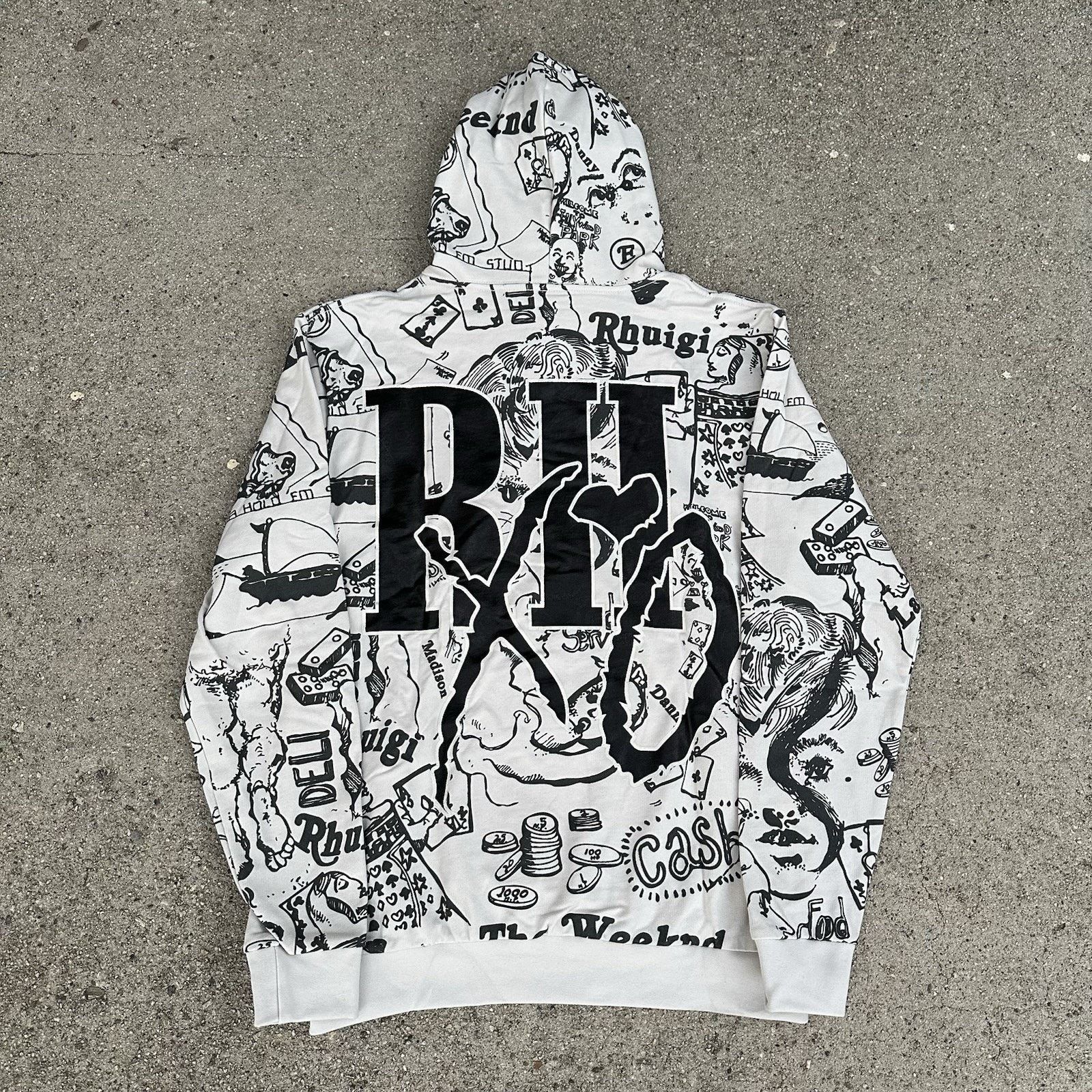 Rhude × The Weeknd × XO NEW Rhude Rhuigi X The Weeknd XO “After Hours” AWGE Hoodie Size US L / EU 52-54 / 3 - 3 Thumbnail
