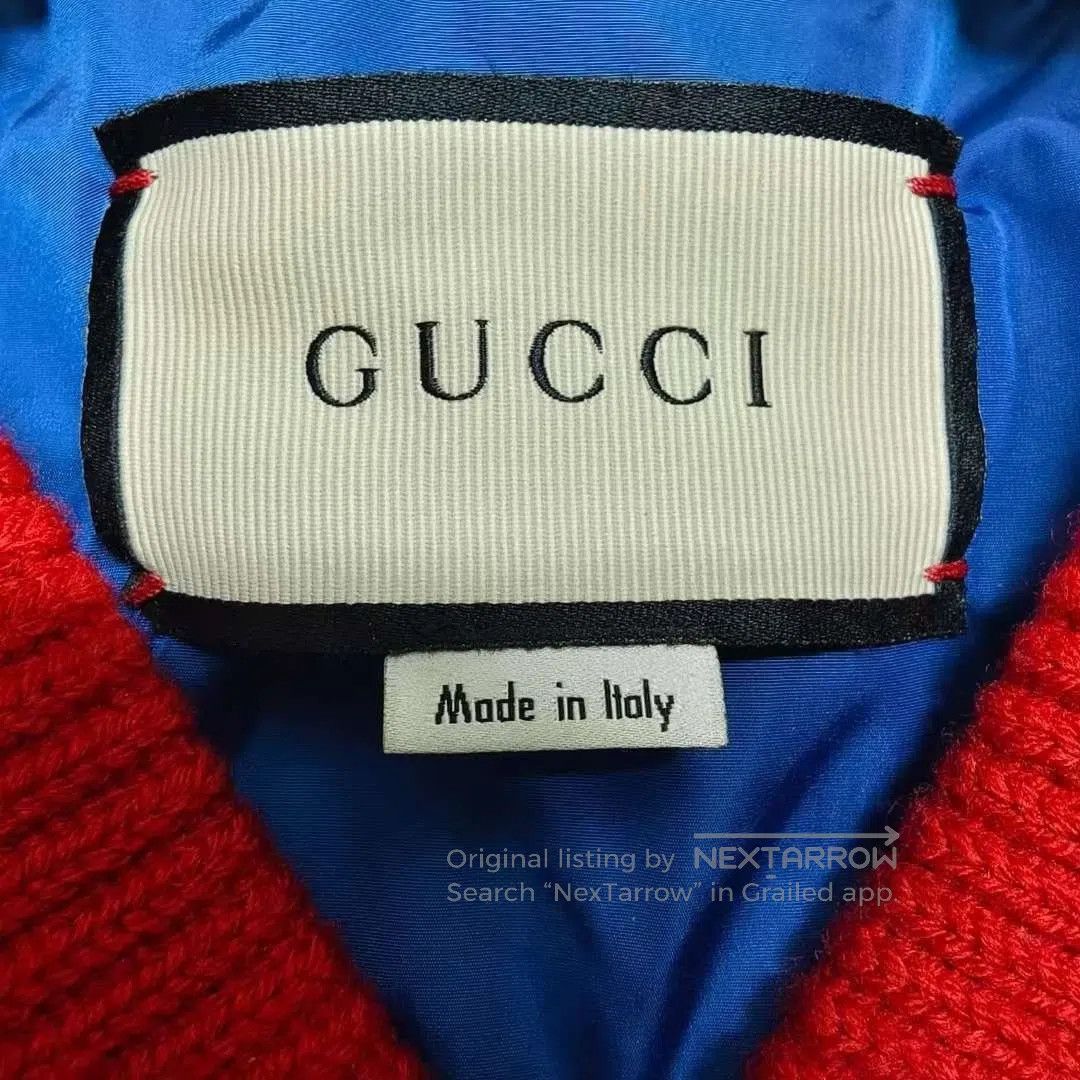 Gucci Gucci Black Letter String Leather Jacket. Size US M / EU 48-50 / 2 - 4 Thumbnail