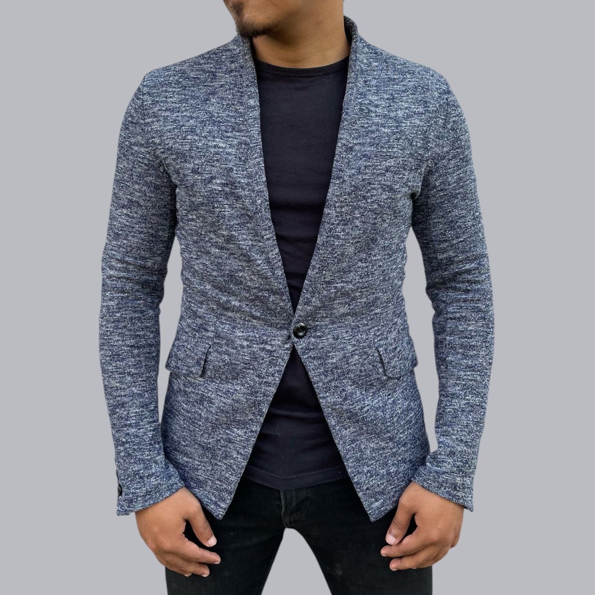 Tornado Mart Tornado Mart Men's Single-Breasted Blazer Jacket Size US S / EU 44-46 / 1 - 1 Thumbnail