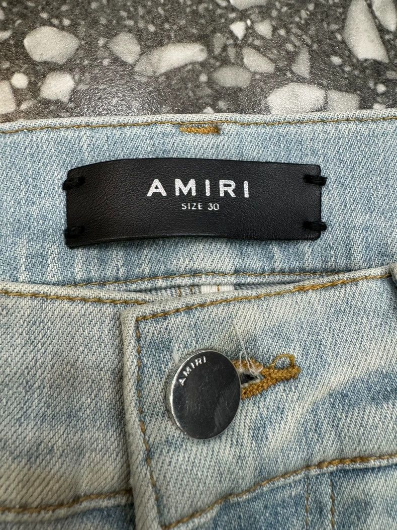 Amiri Amiri Light blue blue zebra pattern denim trousers 2501-Nex Size US 30 / EU 46 - 4 Thumbnail