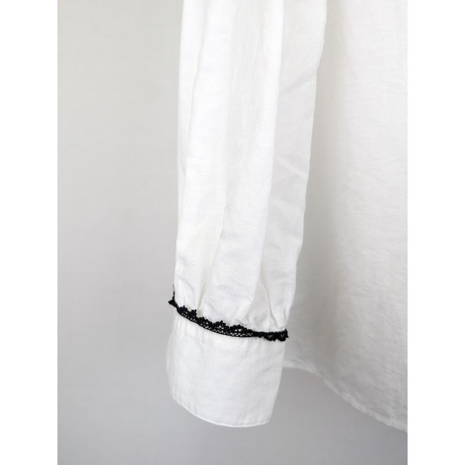 Saint Laurent Paris o1rshd1 Button Shirt in White Size US M / EU 48-50 / 2 - 7 Thumbnail