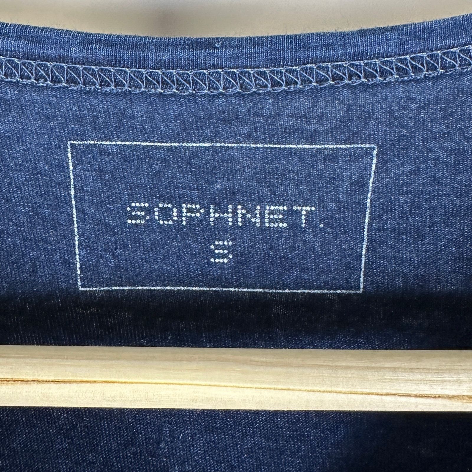 Sophnet. Indigo Plaid Mix Tee Size US S / EU 44-46 / 1 - 4 Thumbnail