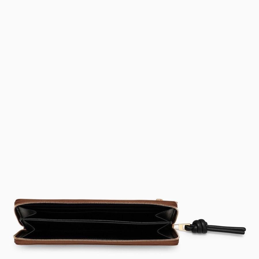 Loewe o1d2blof0824 Size: OS / Leather Zip-Around Wallet in Brown Size ONE SIZE - 2 Thumbnail