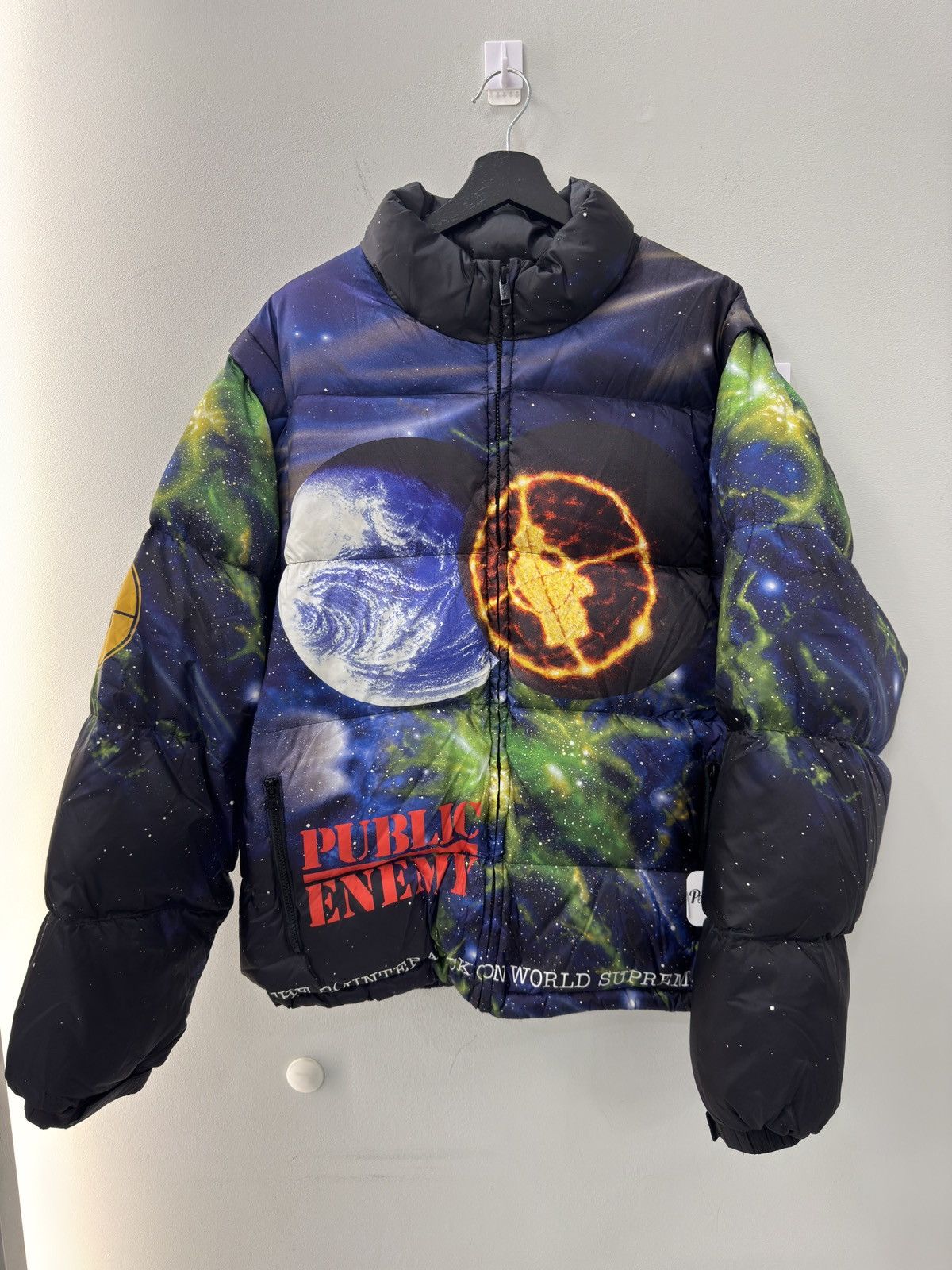 Supreme × Undercover Supreme Under Cover Public Enemy Puffer Jacket Size US L / EU 52-54 / 3 - 1 Thumbnail