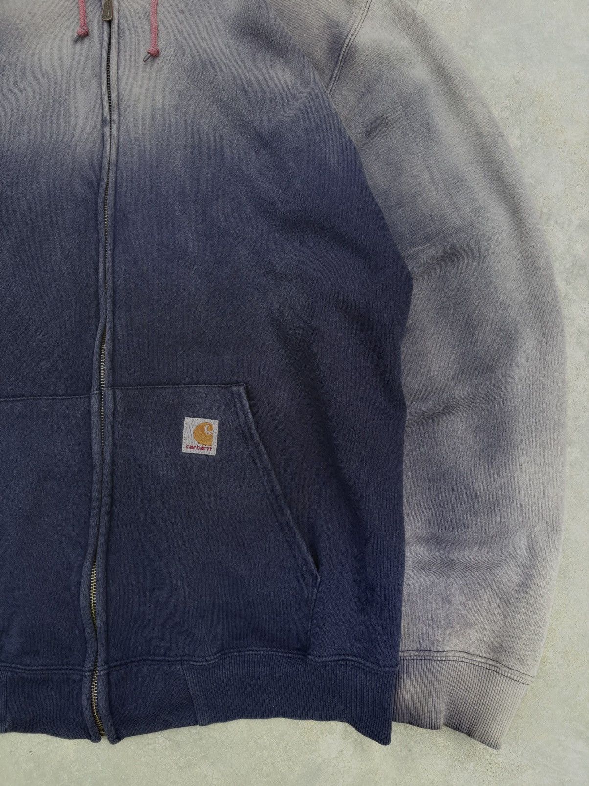 Carhartt Carhartt Zip Up Hoodie Sun-Faded Size US L / EU 52-54 / 3 - 9 Thumbnail