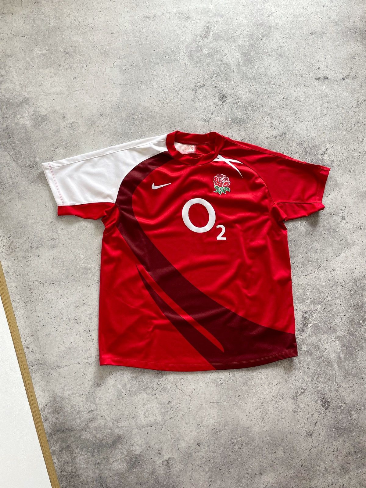 Nike × Vintage Vintage Y2K Nike England Rugby 2007 Jersey Size US XL / EU 56 / 4 - 1 Thumbnail