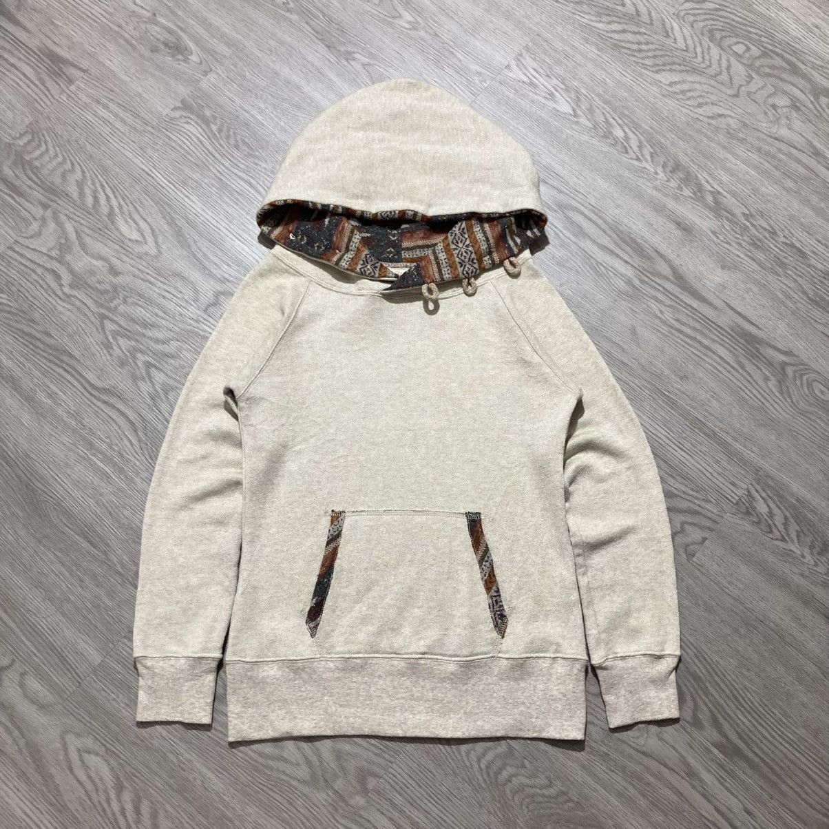 20471120 2000s Back Number Unique Pullover Hoodie Cream Kapital Style Size US S / EU 44-46 / 1 - 8 Thumbnail