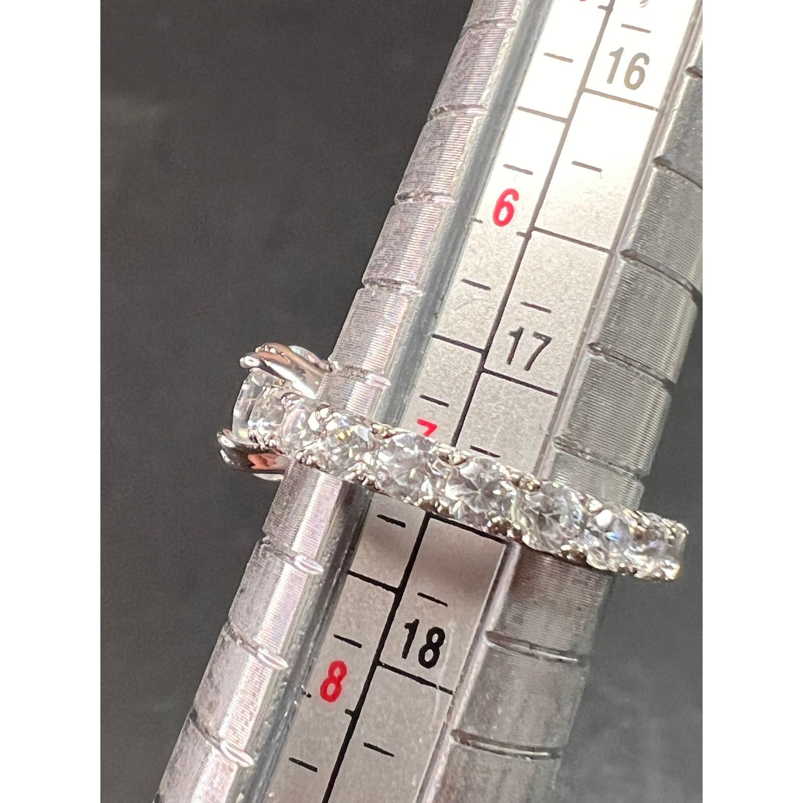 Other Cubic zirconia sterling silver ring size 7 Size ONE SIZE - 18 Thumbnail