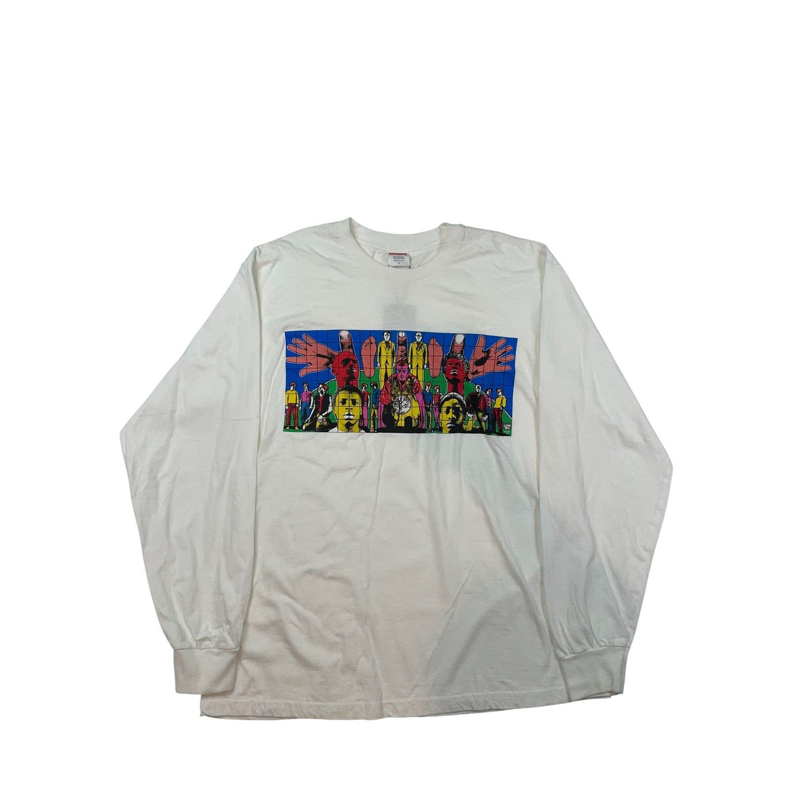 Supreme Supreme Gilbert and George White LS Size US L / EU 52-54 / 3 - 1 Thumbnail