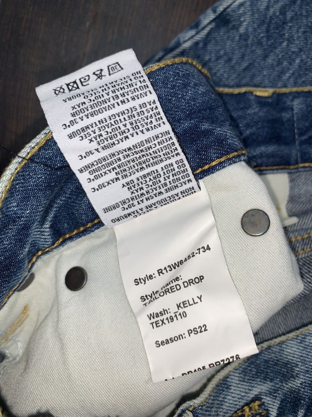 R13 R13 Tailored Drop Pants Size 24" / US 00 / IT 34 - 6 Thumbnail