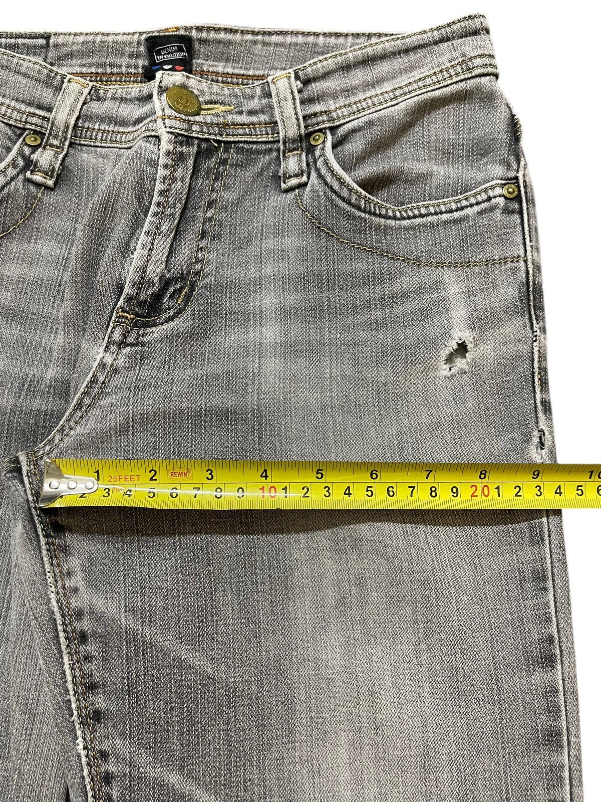 If Six Was Nine Vintage Japanese Brand Faded Wash Style Flare Jeans Size US 28 / EU 44 - 13 Thumbnail