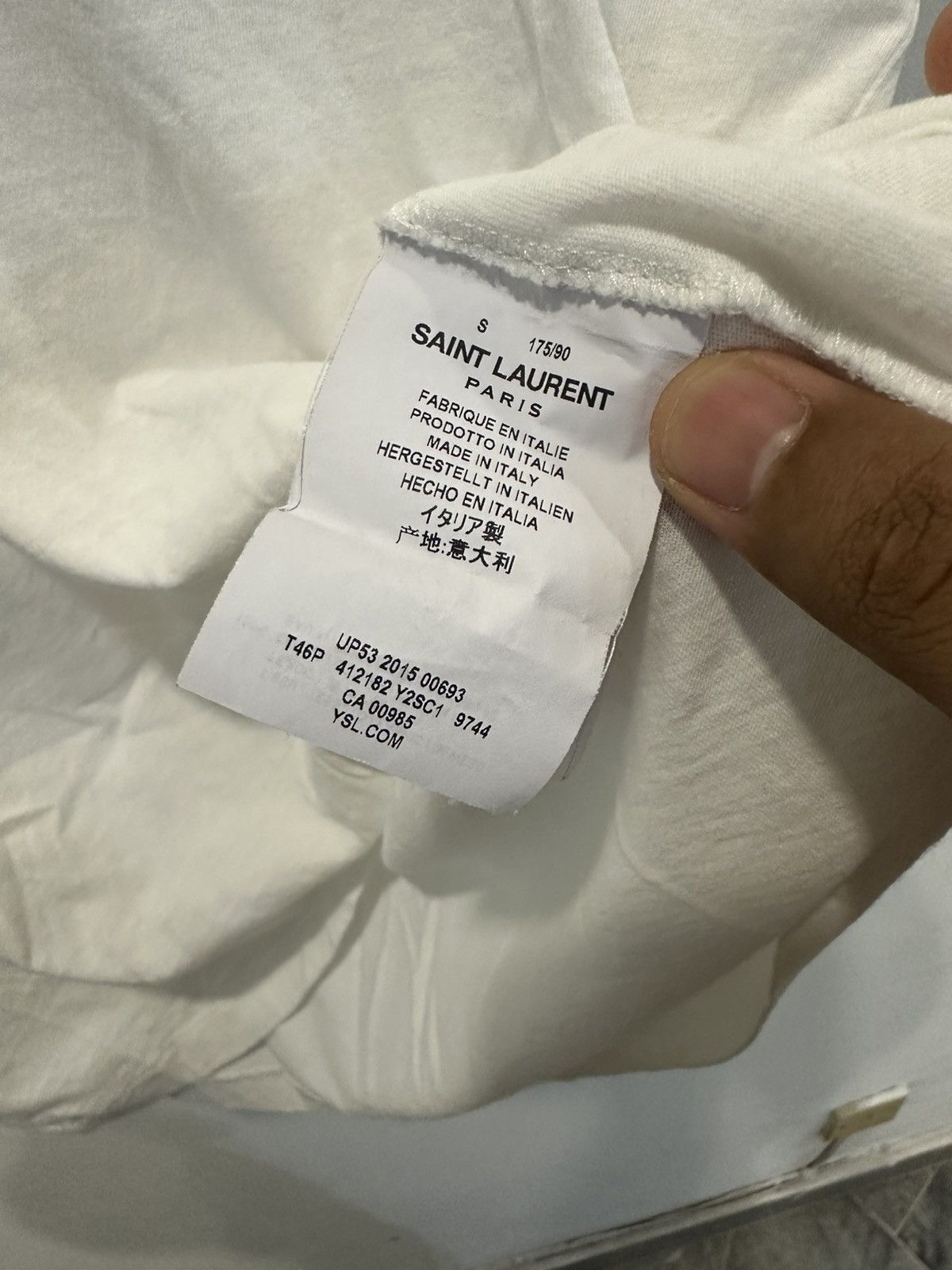 Saint Laurent Paris Saint Laurent Surf Sound Runway Tshirt Size US S / EU 44-46 / 1 - 5 Thumbnail