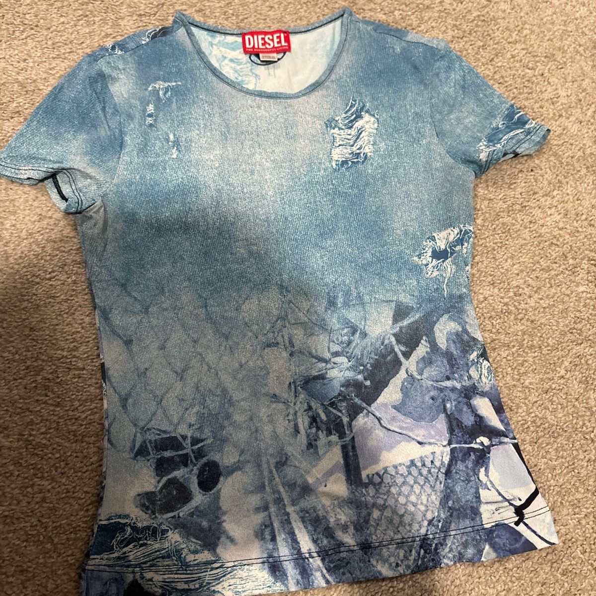 Diesel Graphic Tee Size S / US 4 / IT 40 - 3 Thumbnail