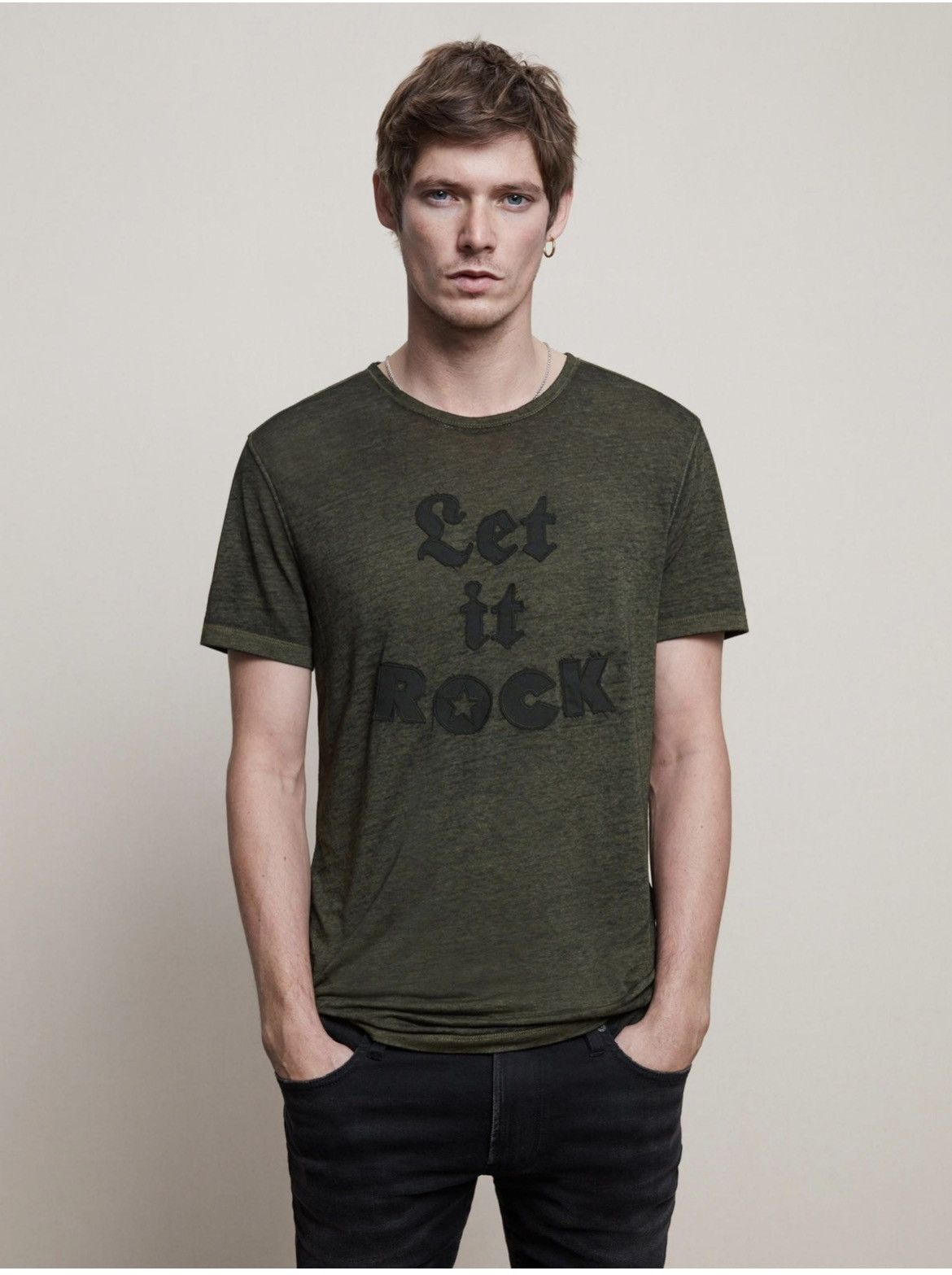 John Varvatos Let it rock burnout tee XL Size US XL / EU 56 / 4 - 1 Thumbnail