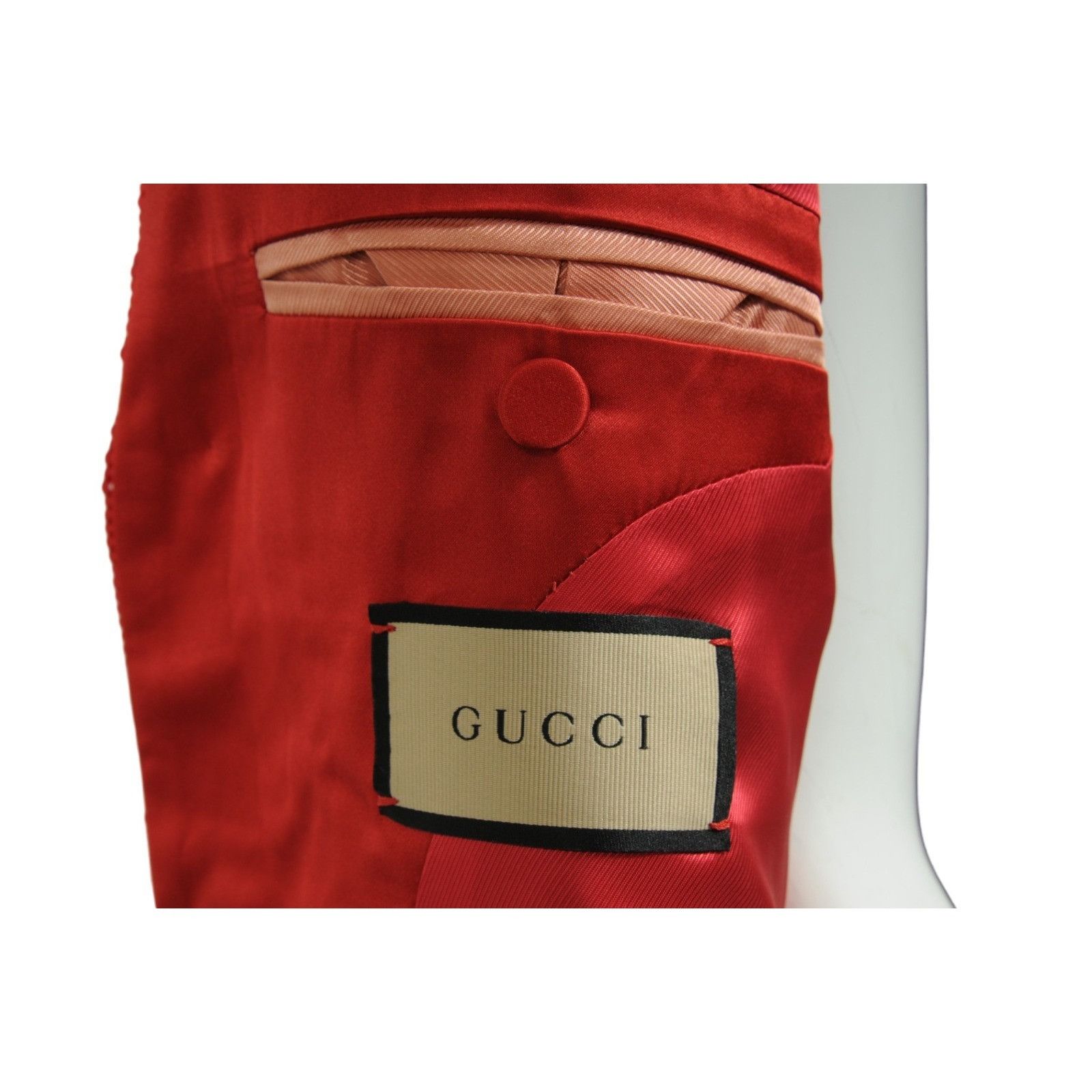 Gucci Fully Sequin Jacket Size IT 46 Slim Red Blazer Size US S / EU 44-46 / 1 - 11 Thumbnail