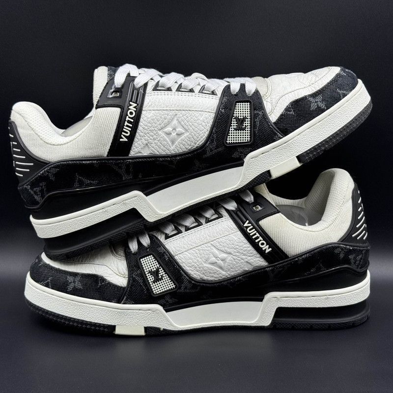 Louis Vuitton Louis Vuitton Trainer Panda Low-Top Sneakers 0079 Size US 9.5 / IT 39.5 - 7 Thumbnail