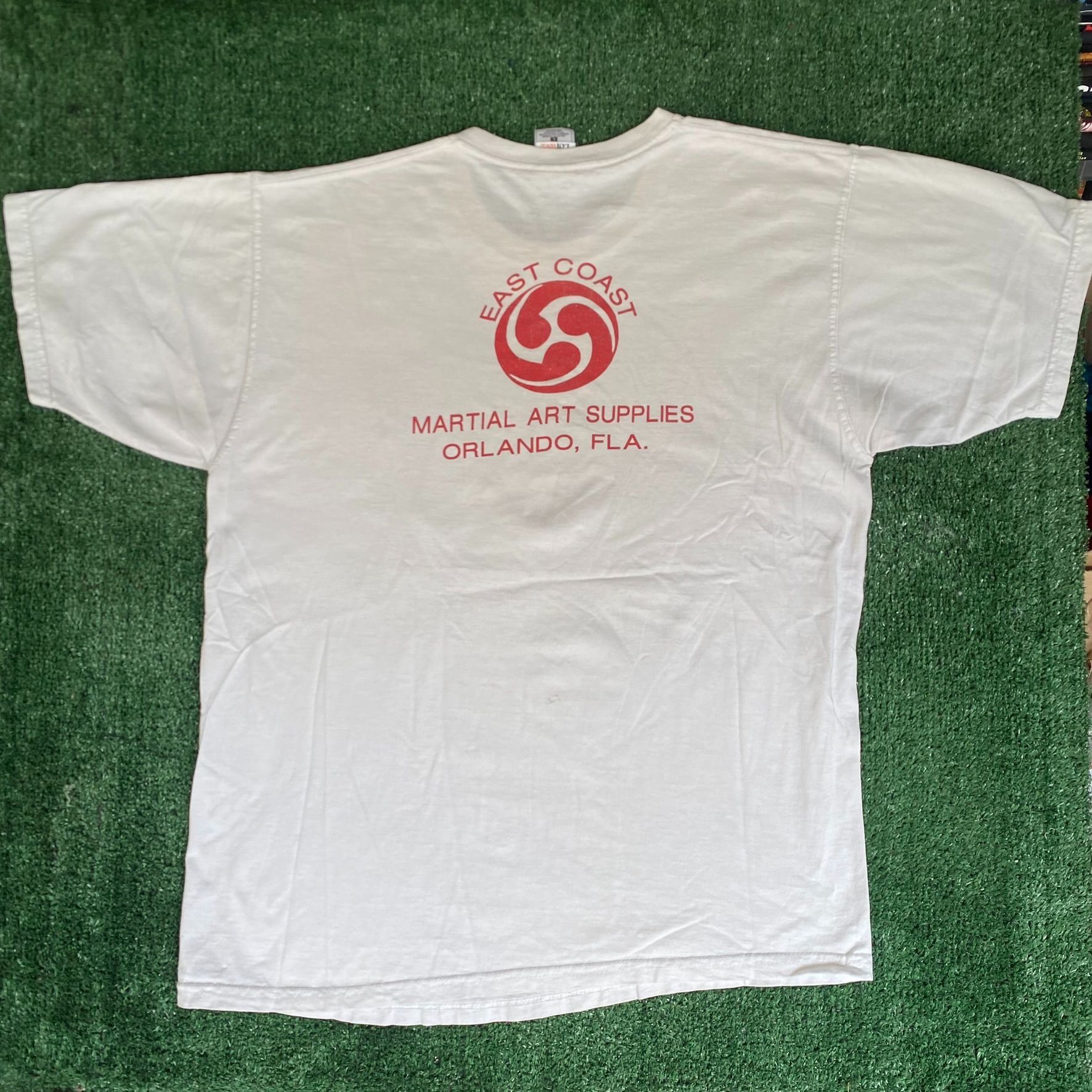 Fruit Of The Loom Vintage Y2K Japanese Samurai Shirt Punk Grunge Japan Art Tee Size US L / EU 52-54 / 3 - 6 Thumbnail