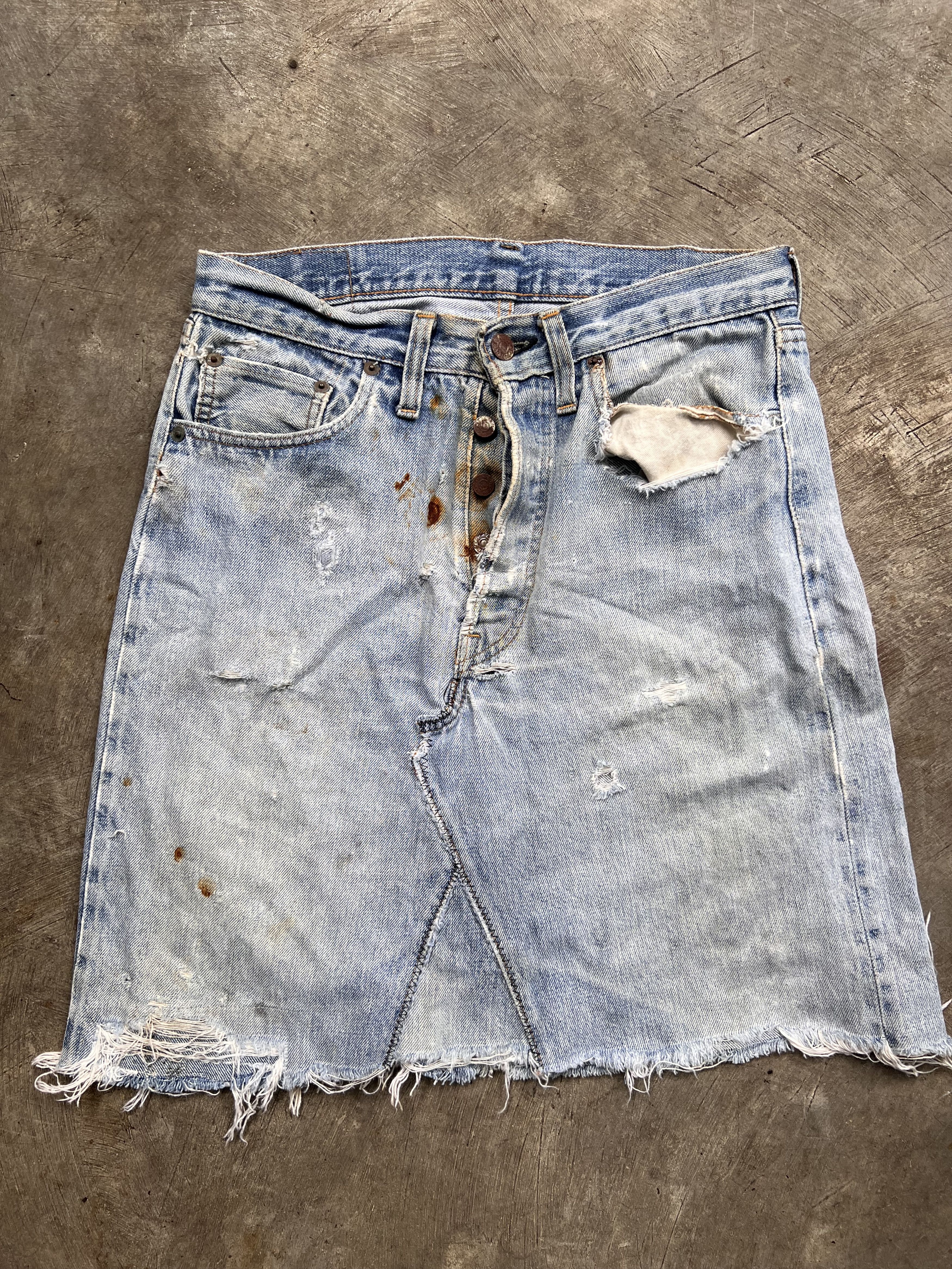 Levi's Best offer button 6 Levi’s 501 selvedge reworks Size 30" / US 8 / IT 44 - 1 Thumbnail