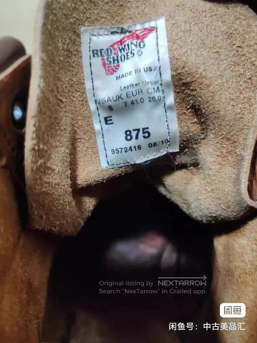 Red Wing Red Wing Steel Toe 875 Work Boots. Size US 8 / EU 41 - 9 Thumbnail