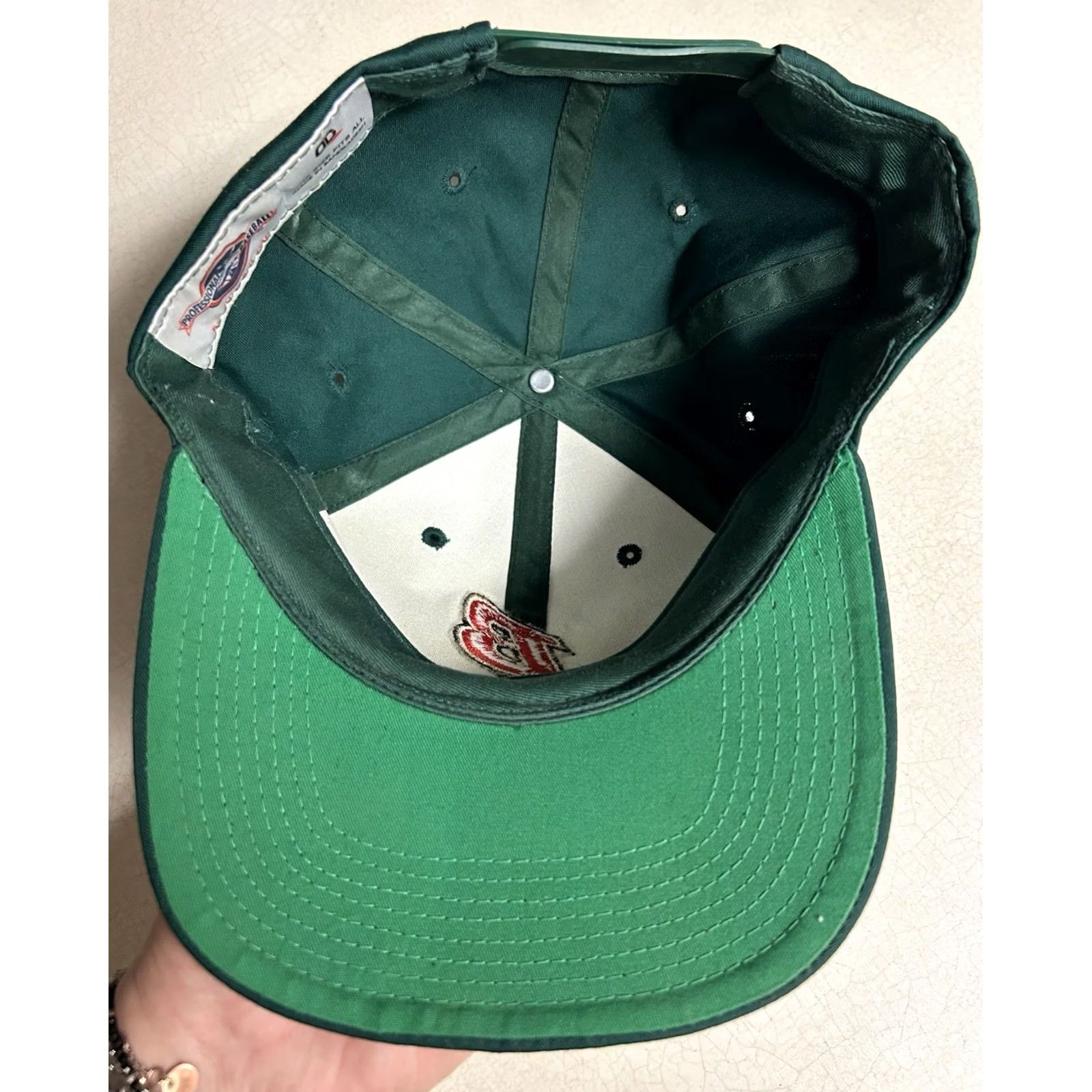 Vintage VINTAGE Buffalo Bisons Baseball MiLB Minor League Snapback Hat Cap Men One Size Green Cotton Adjustable 90s Theme Baseball Cap Size ONE SIZE - 7 Thumbnail