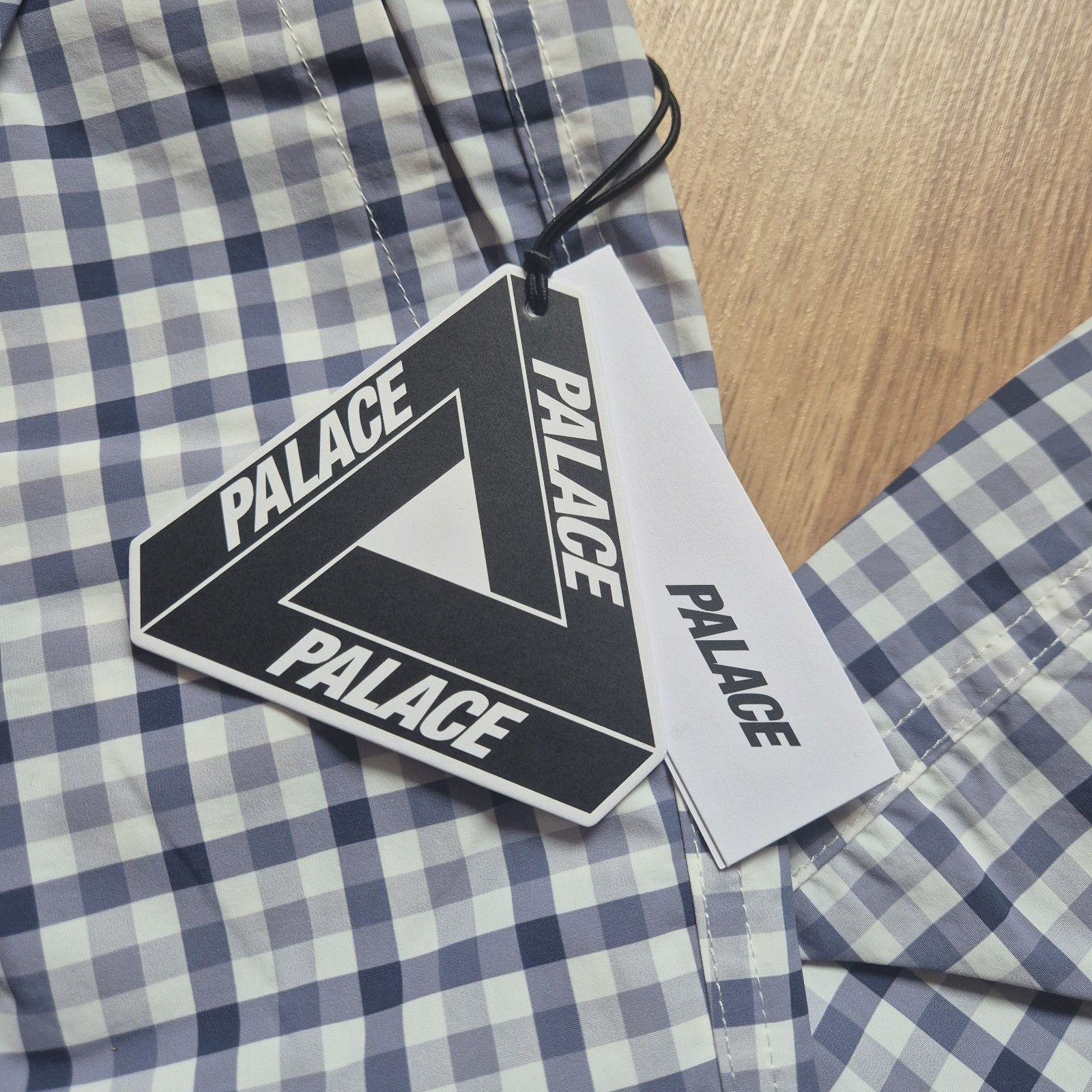 Palace Palace Lighter Shell Cargo Blue Check Large Brand New SS24 Size US 34 / EU 50 - 5 Thumbnail