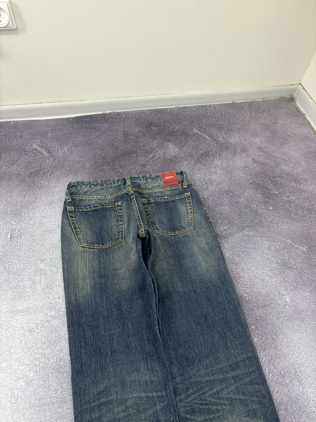 Boggi Boggi Milano BM39 Men’s Straight Fit Italian Denim Jeans Size US 31 - 11 Thumbnail