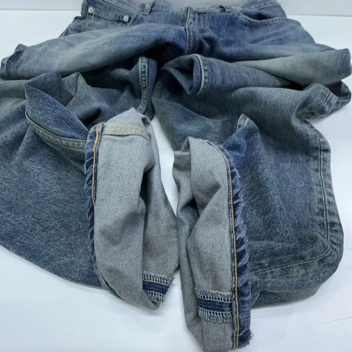 Balenciaga Balenciaga Balenciaga Blue HighWaisted Denim Pants -2507 Size US 27 - 7 Thumbnail