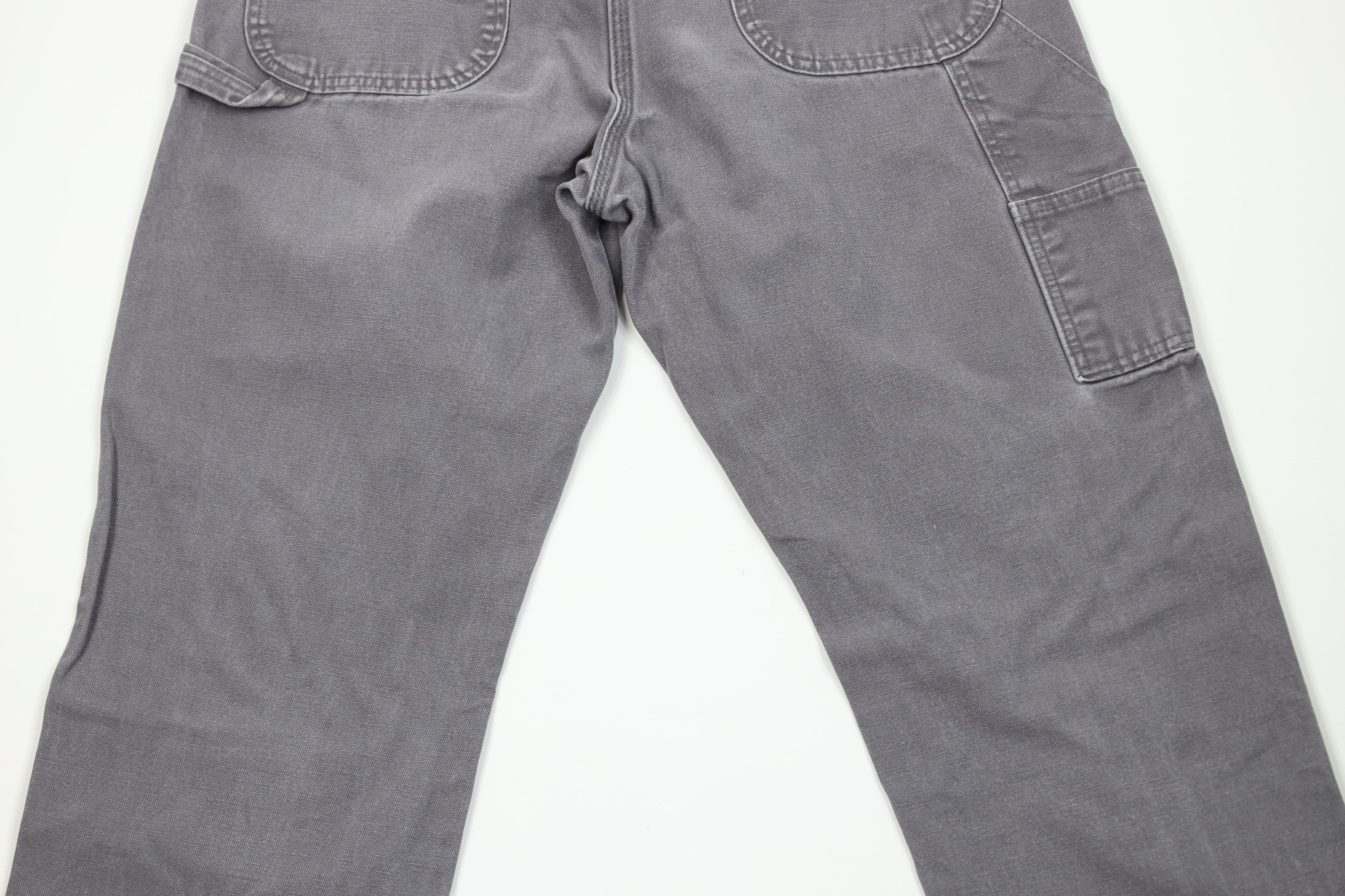 Dickies Vintage Dickies Canvas Wide Leg Dungaree Pants Gray Cotton Size US 36 / EU 52 - 12 Thumbnail