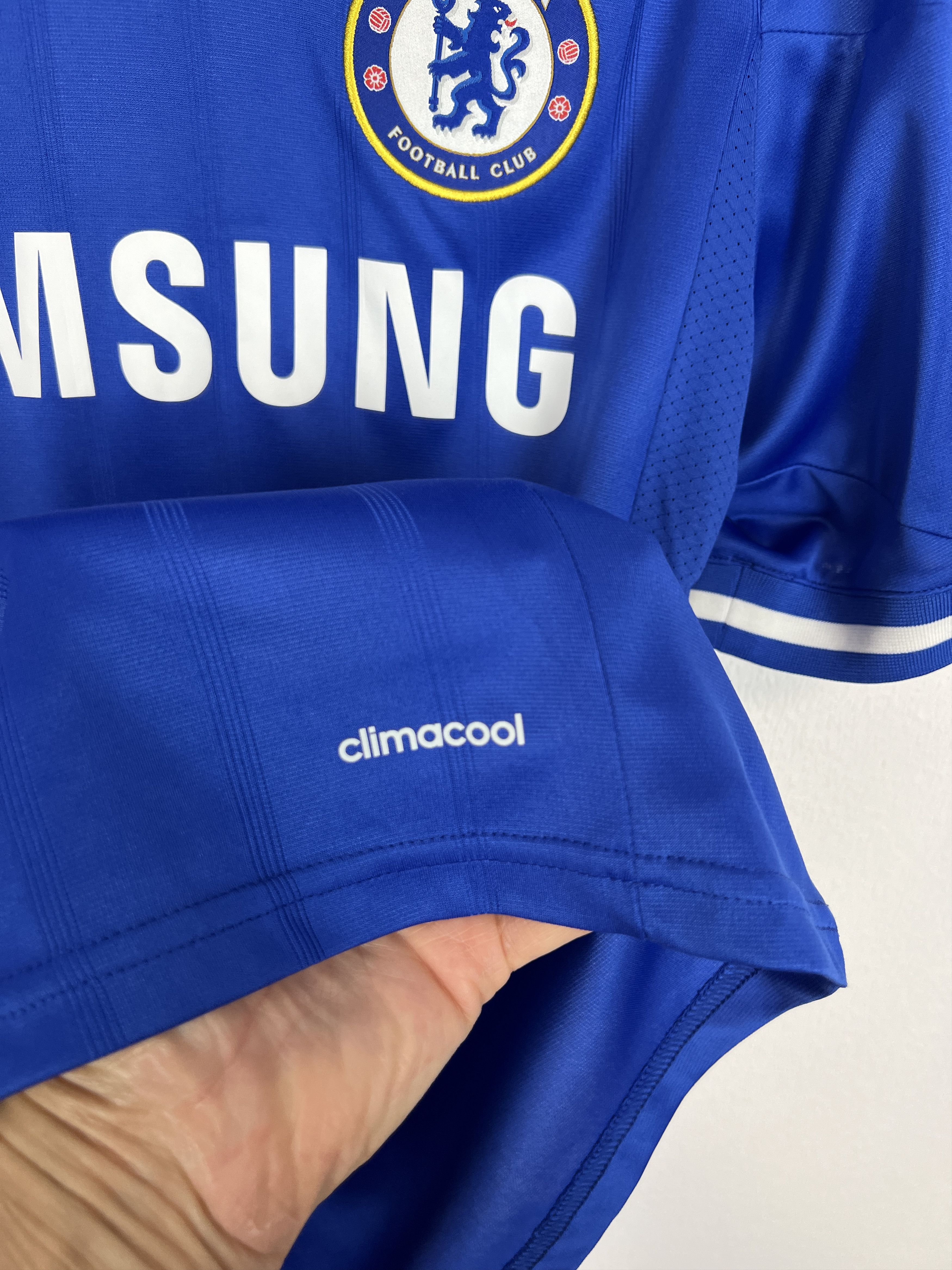 Adidas Chelsea football shirt 2013 Soccer #5 Essien Adidas Tee Size US M / EU 48-50 / 2 - 7 Thumbnail