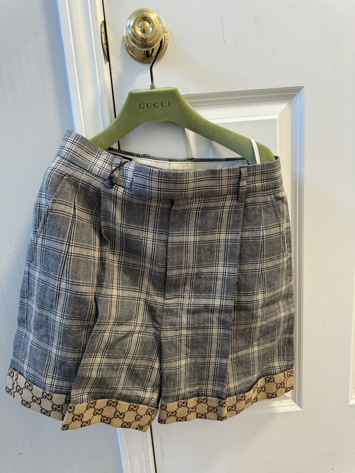Gucci Gucci Grey Prince Of Wales Check Print Tailored Size 26" / US 2 / IT 38 - 6 Thumbnail
