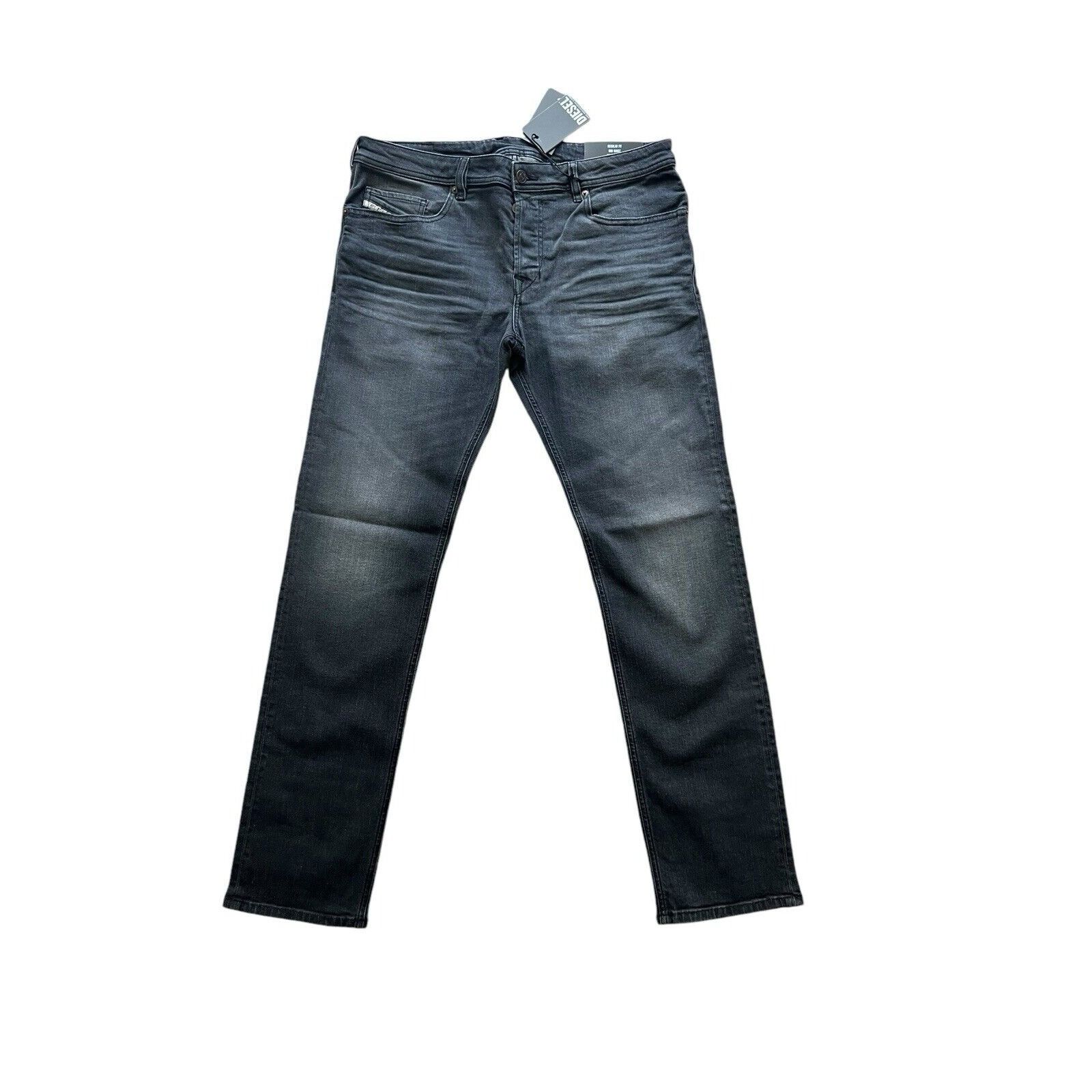 Diesel Diesel Mens Safado Straight Fit Jeans RM063 Black Size 34/32 Size US 34 / EU 50 - 1 Thumbnail