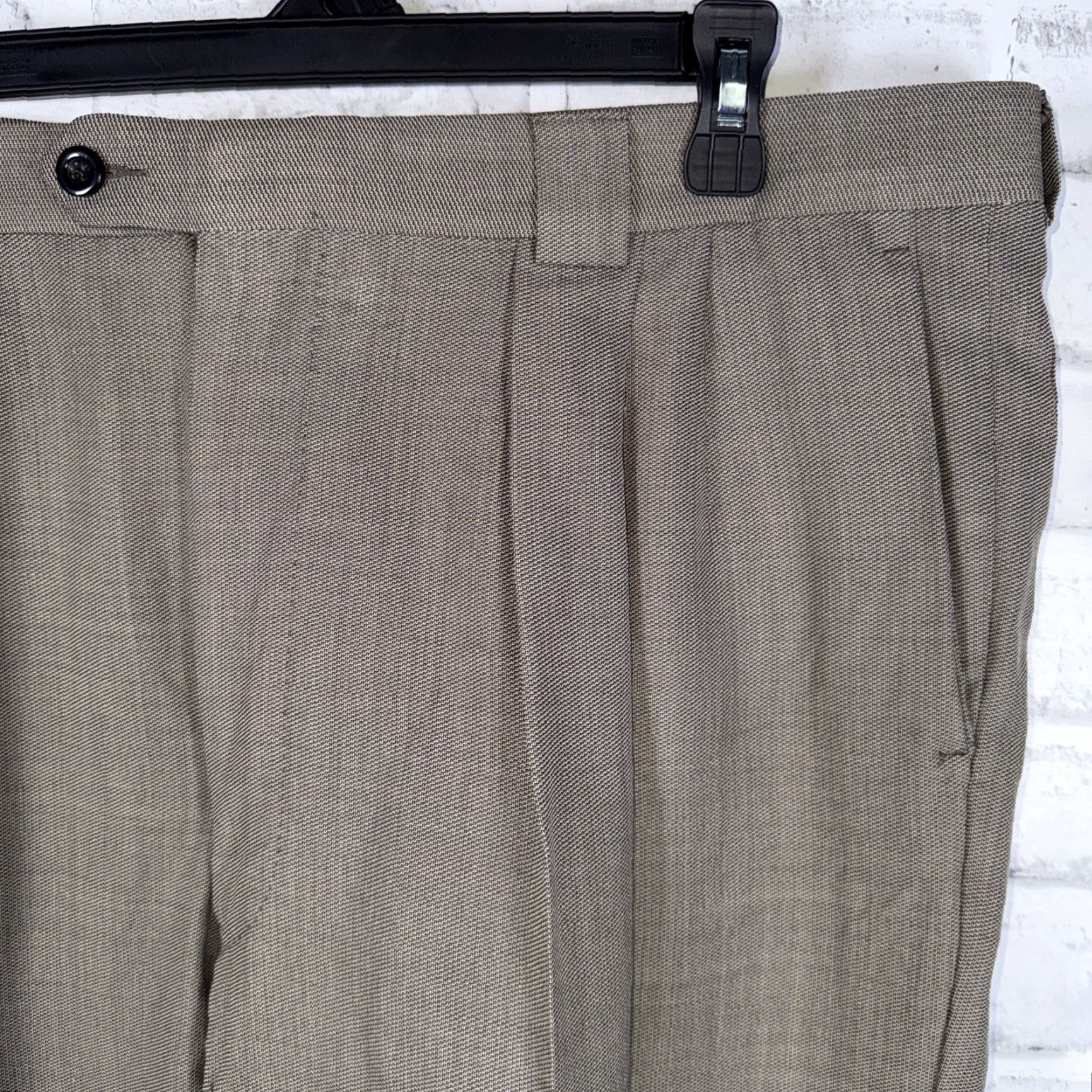 Vintage Mani Dress Pants Mens Size 40 Inseam 27 Brown Pants 40 Mens Mani Dress Pants Brown 40x27.5 Size US 40 / EU 56 - 2 Thumbnail