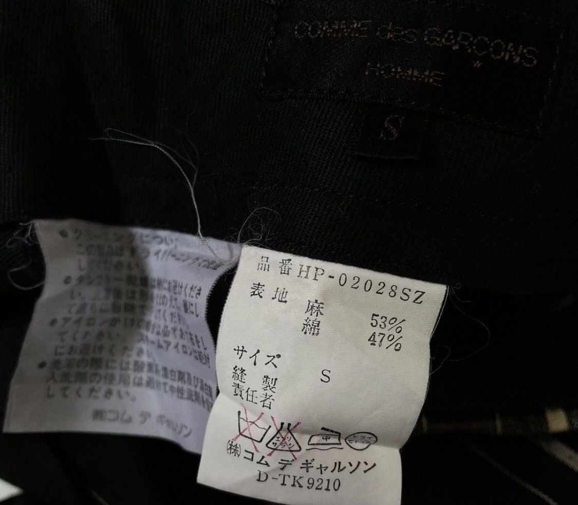 Comme des Garcons TAX FREE 🇺🇸 Vintage cdg homme checkered high waist trousers Size US 27 - 3 Thumbnail