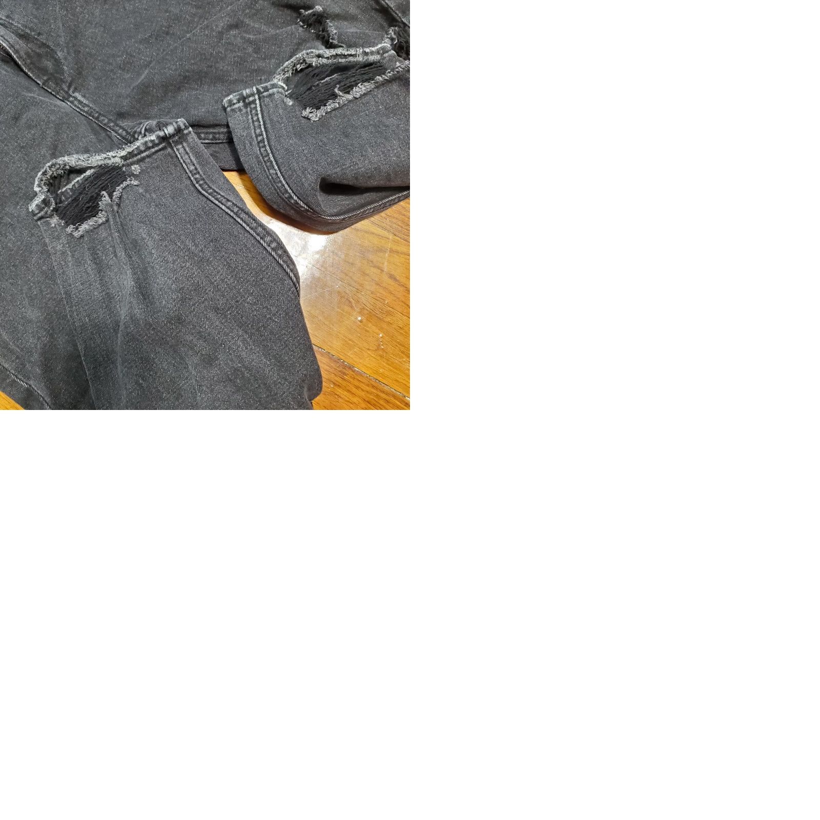 Abercrombie & Fitch Abercrombie & Fitch Jeans The Ankle Straight Ultra High Rise 29 Regular Black Denim 90s City Womens Straight Jeans Size 29" - 9 Thumbnail