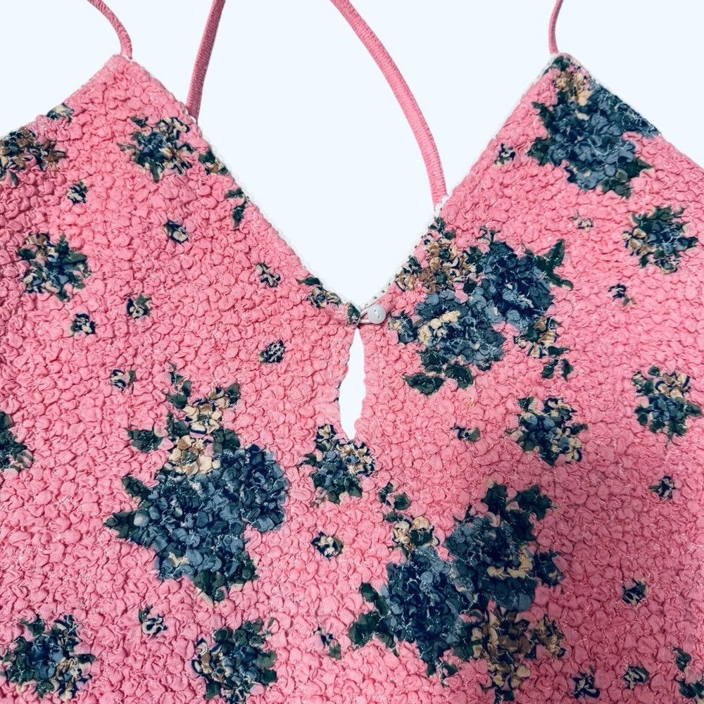 Free People NWT New Free People Seaside Rose Peony Combo Bodysuit Size Size XS / US 0-2 / IT 36-38 - 3 Thumbnail