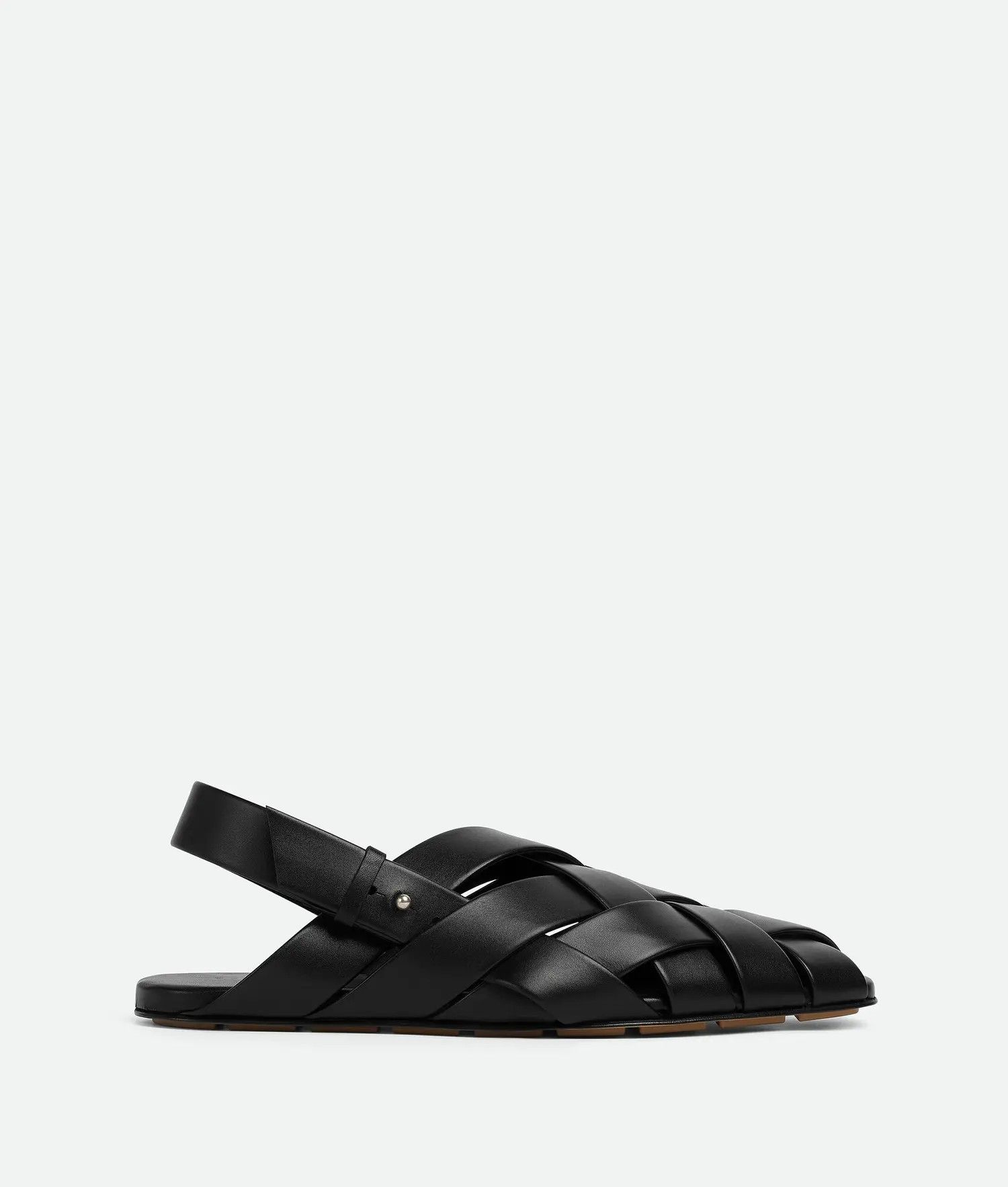 Bottega Veneta o1bcso1str0225 Alfie Slippers Sandals in Black Size US 7 / EU 40 - 1 Thumbnail