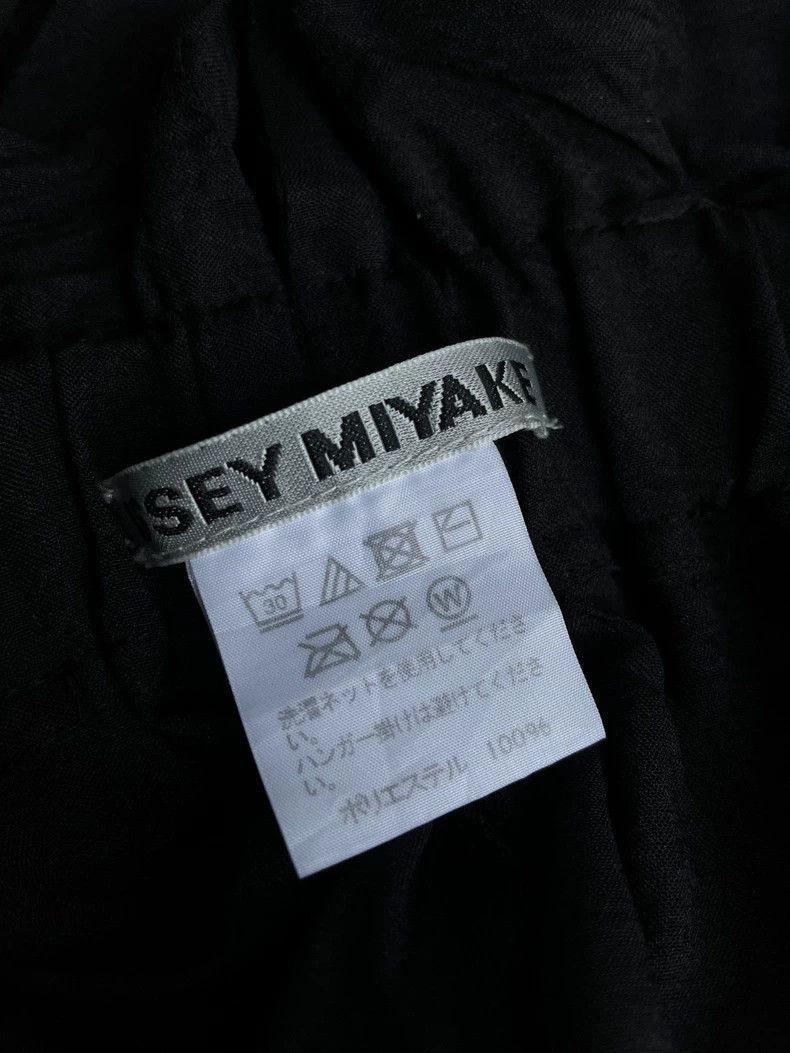 Issey Miyake Issey Miyake size:2 Black mainline pleated wide-leg pants Size 23" - 8 Thumbnail