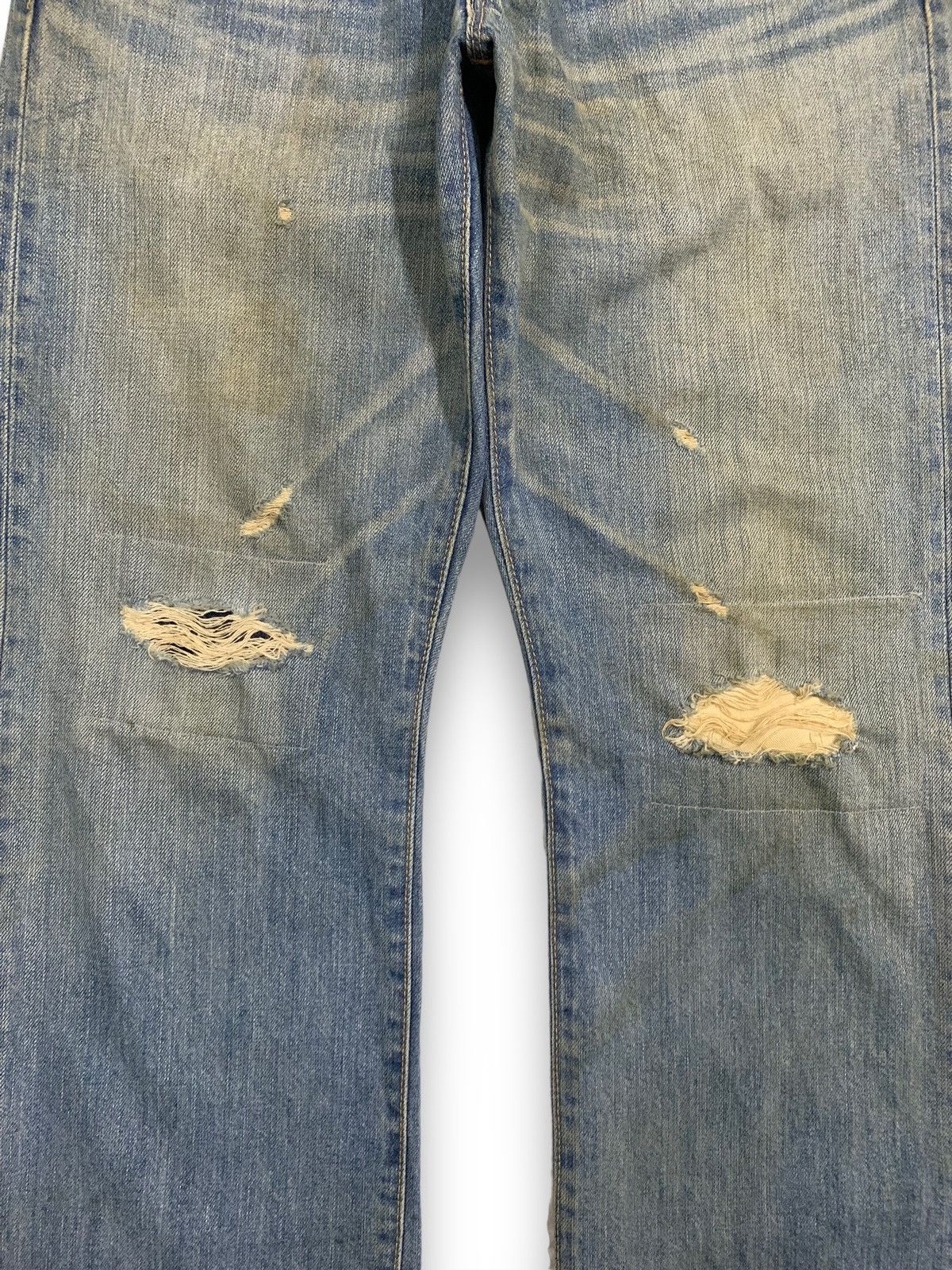 Vintage Japanese Brand Mud Wash Distressed Grunge Jeans