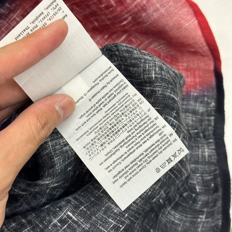 Acne Studios Acne Studios size:46 Washed linen palm ghost claw short-sl Size US S / EU 44-46 / 1 - 6 Thumbnail