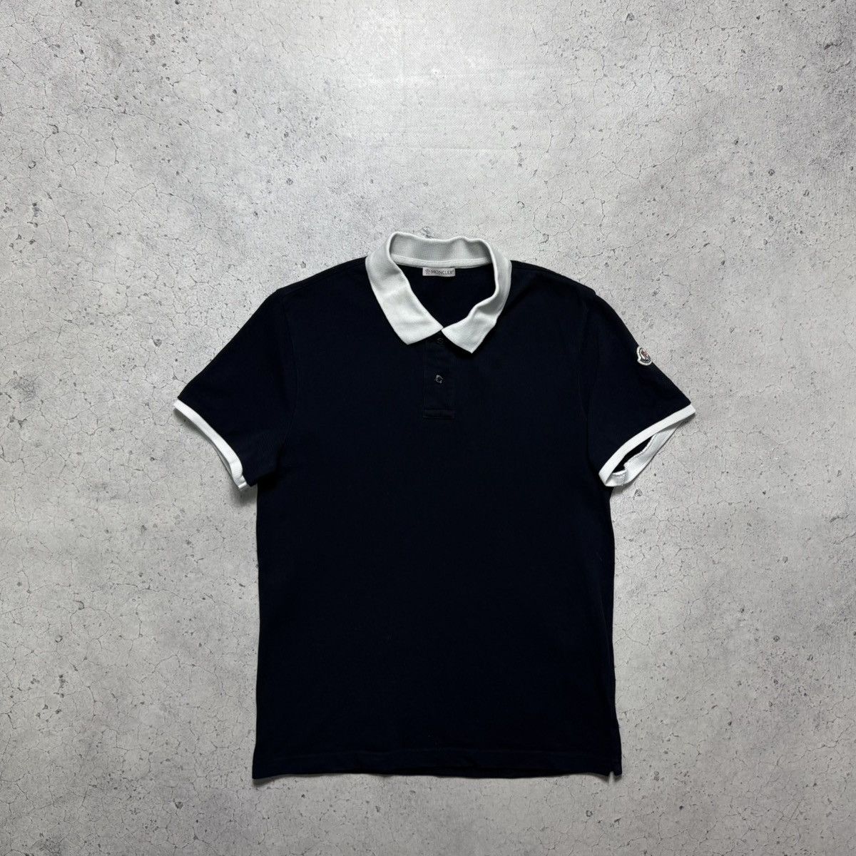 Designer × Moncler Luxury Moncler Knit Wool Polo Maglia Tricot