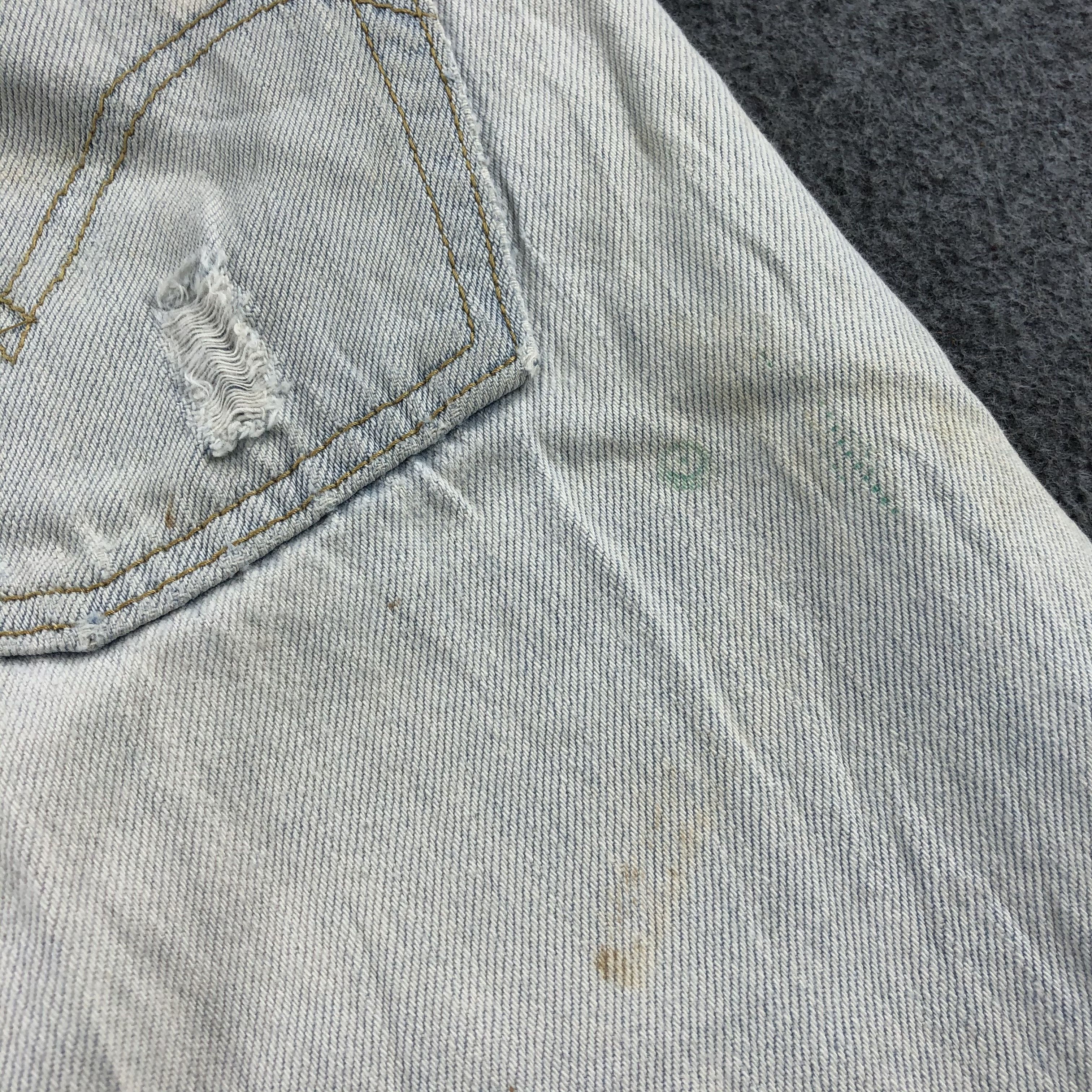 Levi's Vintage Light Wash Levis 501 Jeans-J2658 Size US 33 - 8 Thumbnail