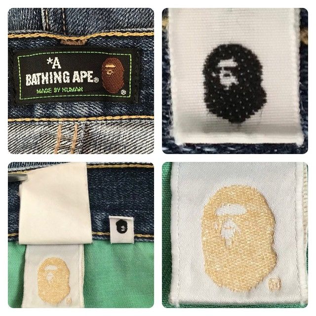 Bape × Nigo 🔥Kyoto limited color🔥 BAPE LOGO Denim Shorts NIGO ★size M Size US 32 / EU 48 - 9 Thumbnail