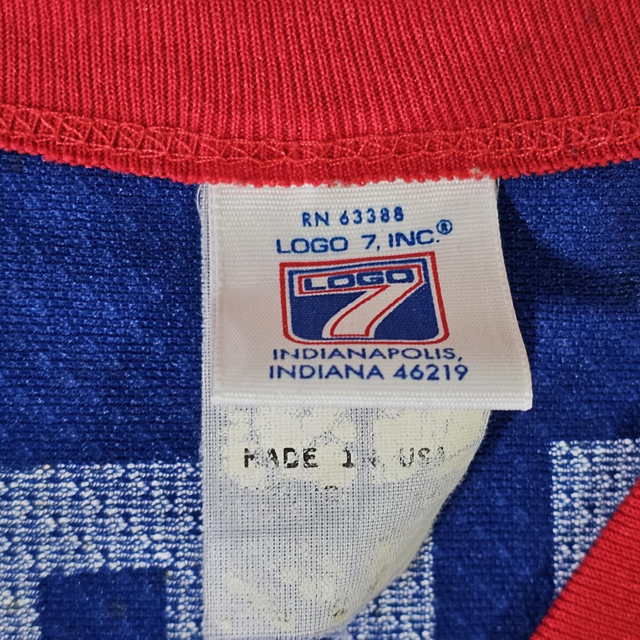 NFL New York Giants 90s Jason Sehorn Logo 7 Football Jersey Size US XXL / EU 58 / 5 - 6 Thumbnail