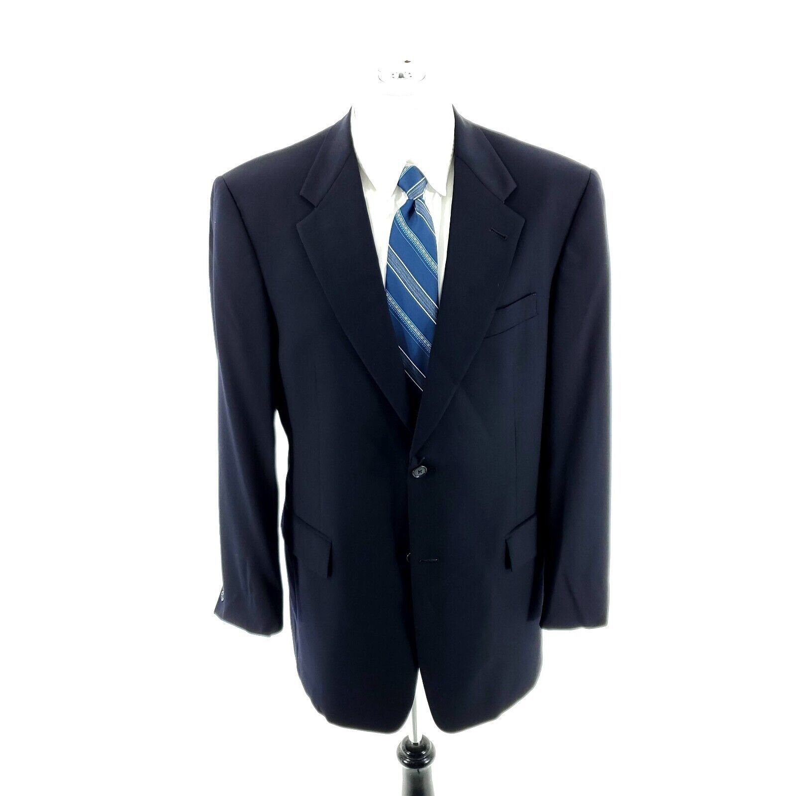 Hart Schaffner Marx Hart Schaffner Marx Gold Trumpeter Wool 2 Button Blazer 40L Size 40L - 3 Thumbnail