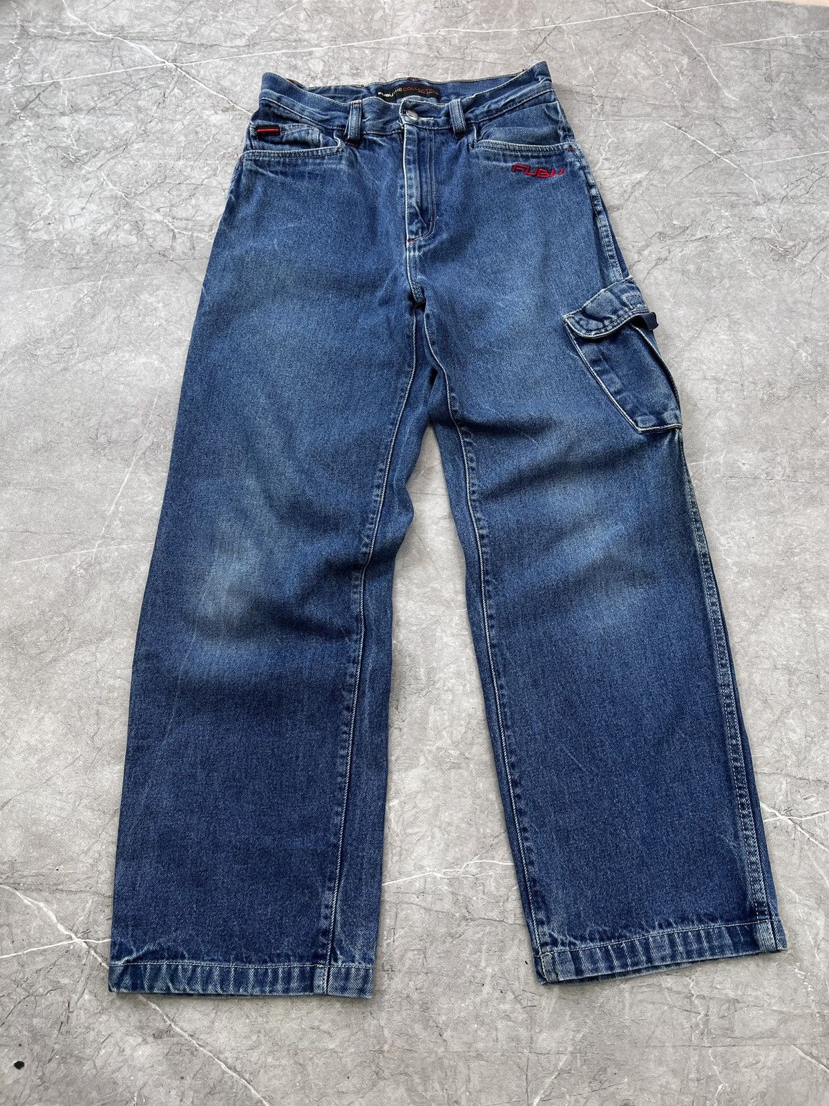 Fubu × Wu-Tang Clan 90s RAP CARGO CARPENTER HIP HOP JEANS PANTS FUBU Size US 30 / EU 46 - 2 Thumbnail