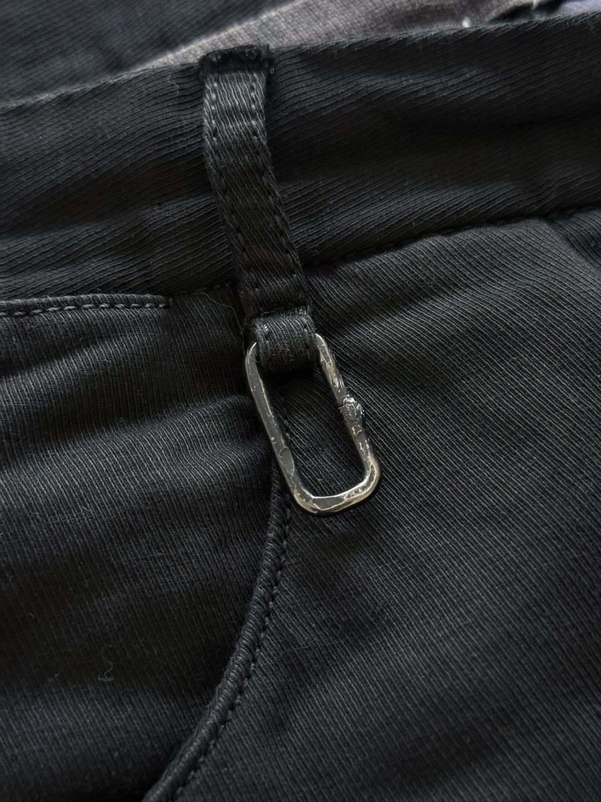 Layer-0 Layer-0 Black Cotton Pants Size US 32 / EU 48 - 4 Thumbnail